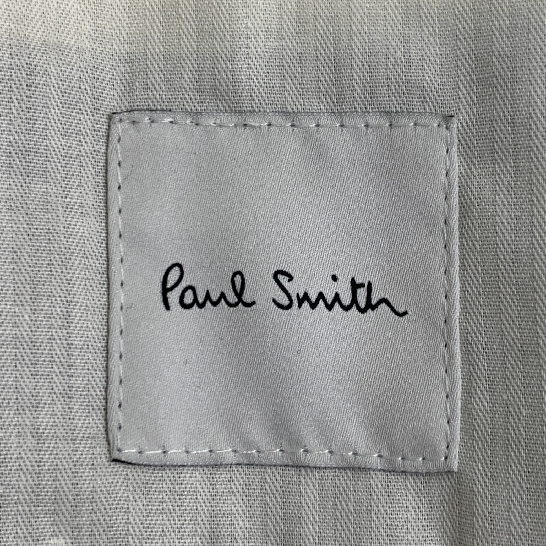 PAUL SMITH Size 38 Wool Mohair Tuxedo Dress Pants - Image 3