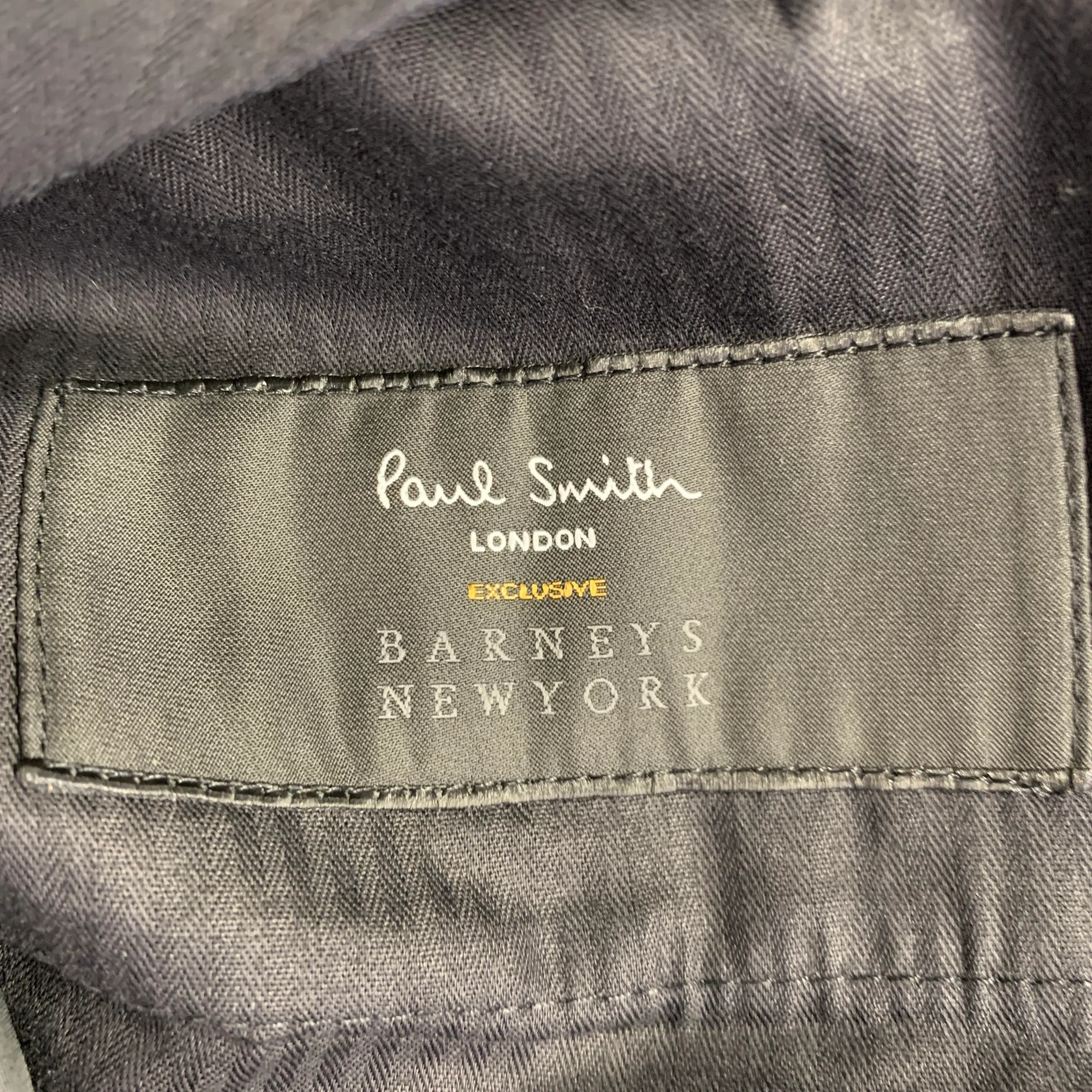PAUL SMITH Size 40 Navy Black Wool Mohair Tuxedo - Image 11
