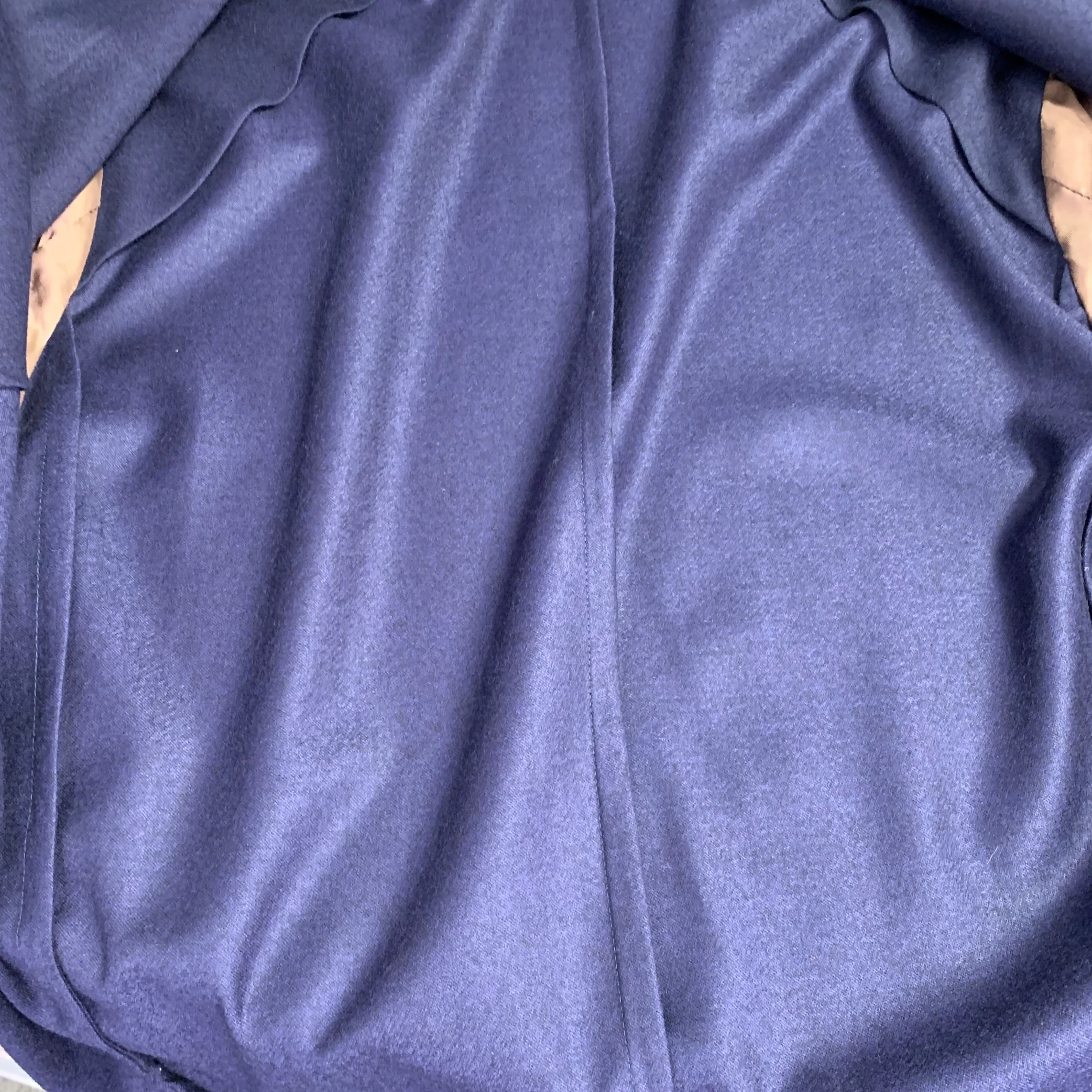 PAUL SMITH Size 42 Navy Wool Cashmere Notch Lapel Sport Coat - Image 6