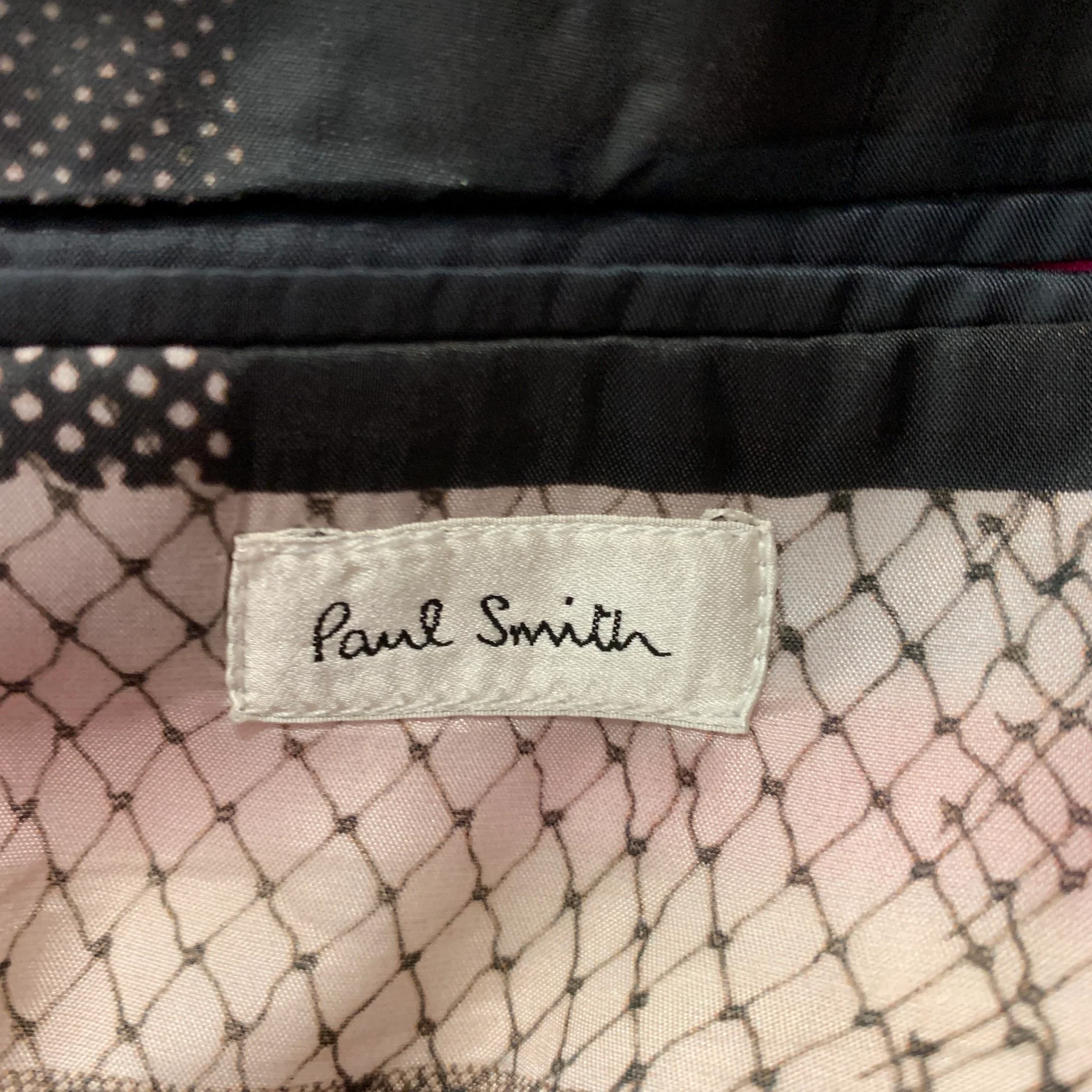 PAUL SMITH Size 42 Pink Solid Wool Silk Notch Lapel Sport Coat - Image 9