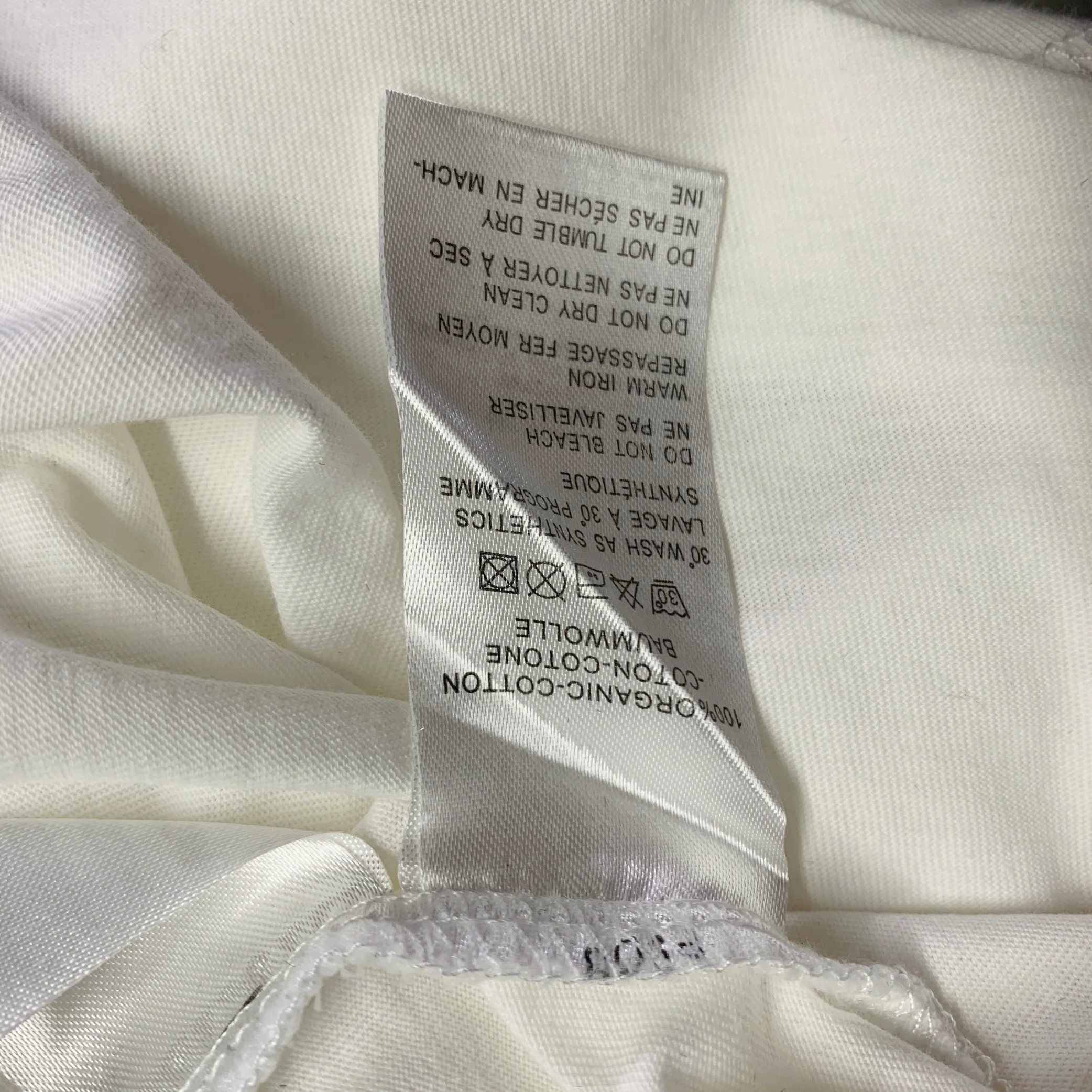 PAUL SMITH Size L White Multi Color Zebra Cotton Short Sleeve T-shirt - Image 5
