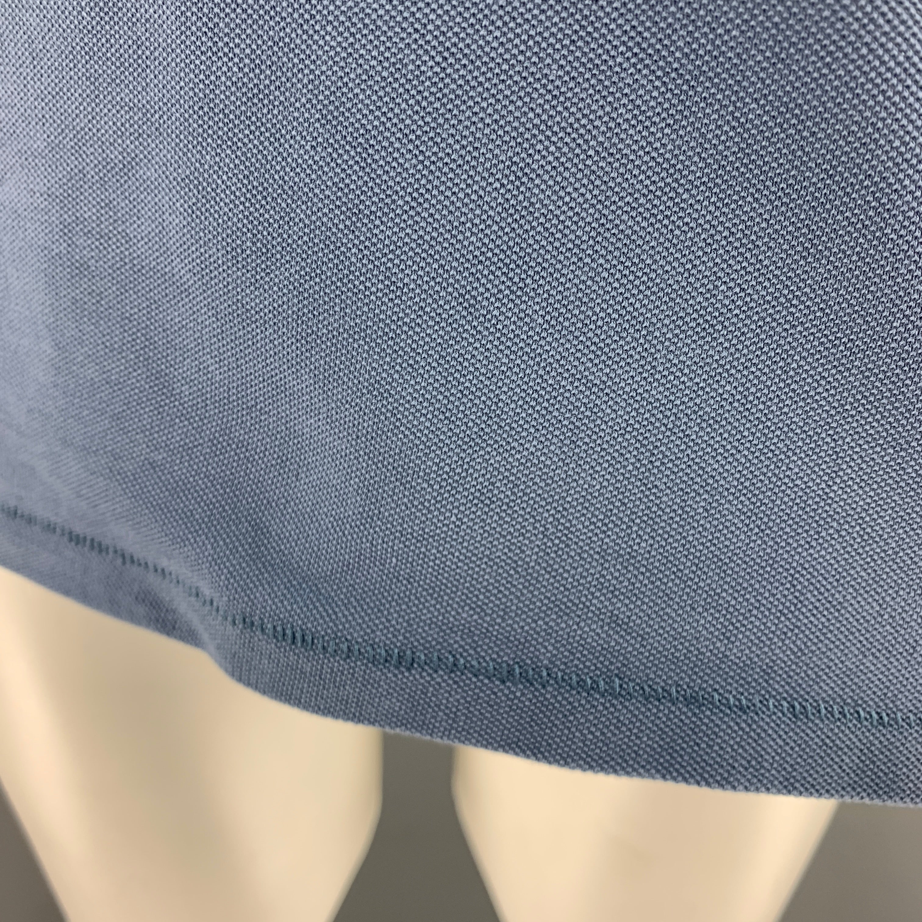 PAUL SMITH Size M Blue Cotton Short Sleeve Polo - Image 6