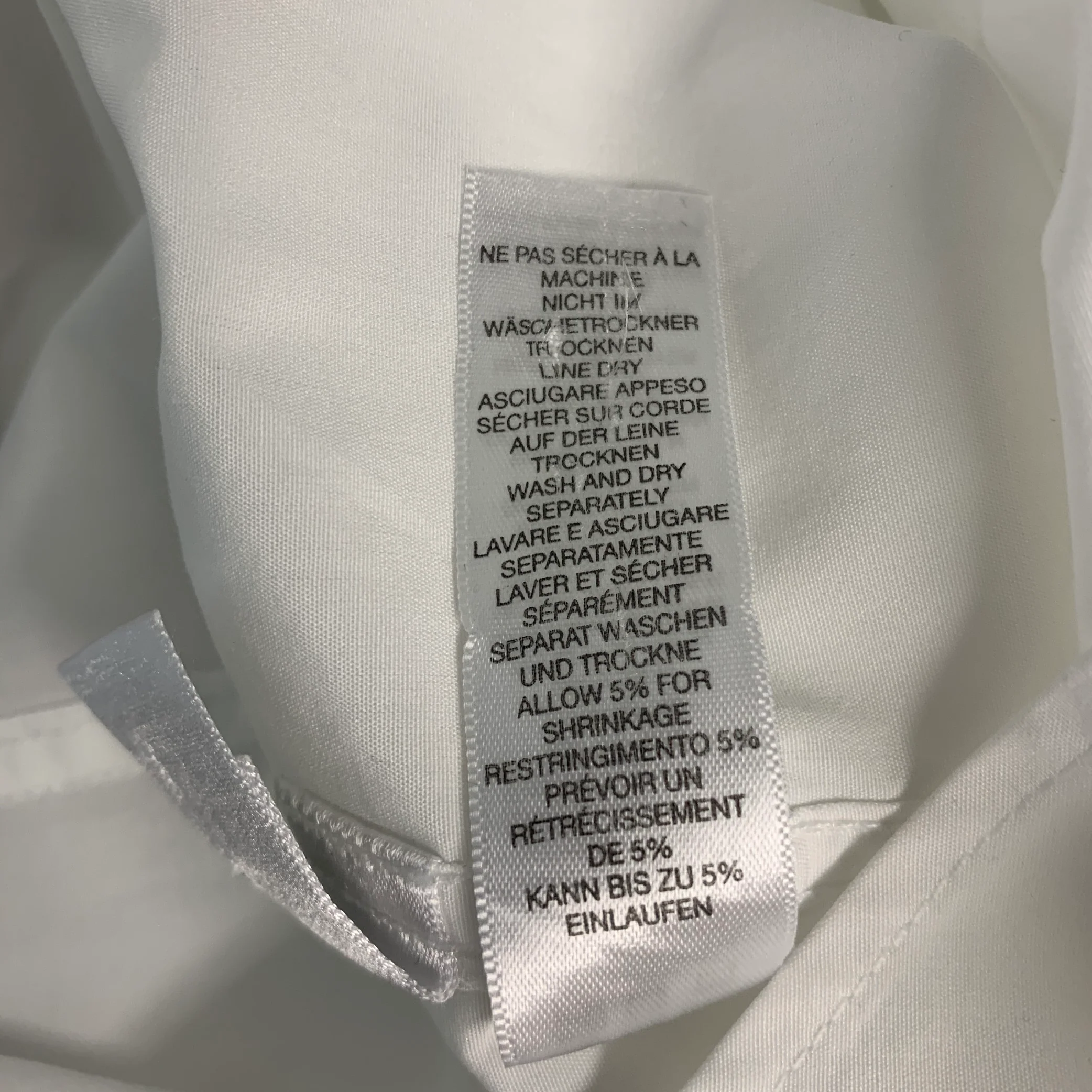 PAUL SMITH Size S White French Cuff Long Sleeve Shirt - Image 8