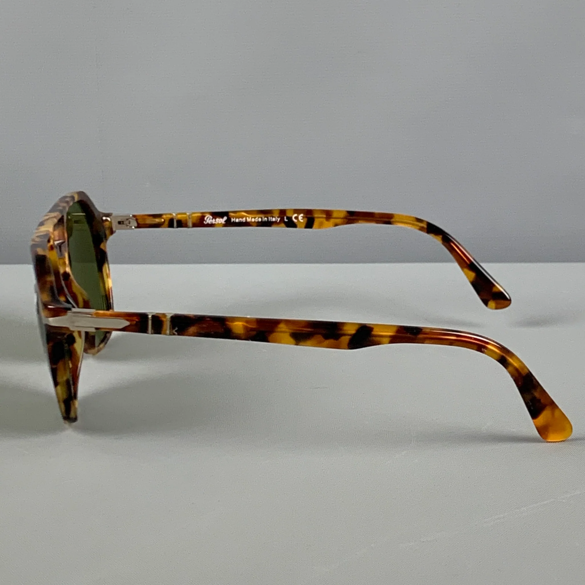 PERSOL Brown Tortoiseshell Acetate Sunglasses - Image 4