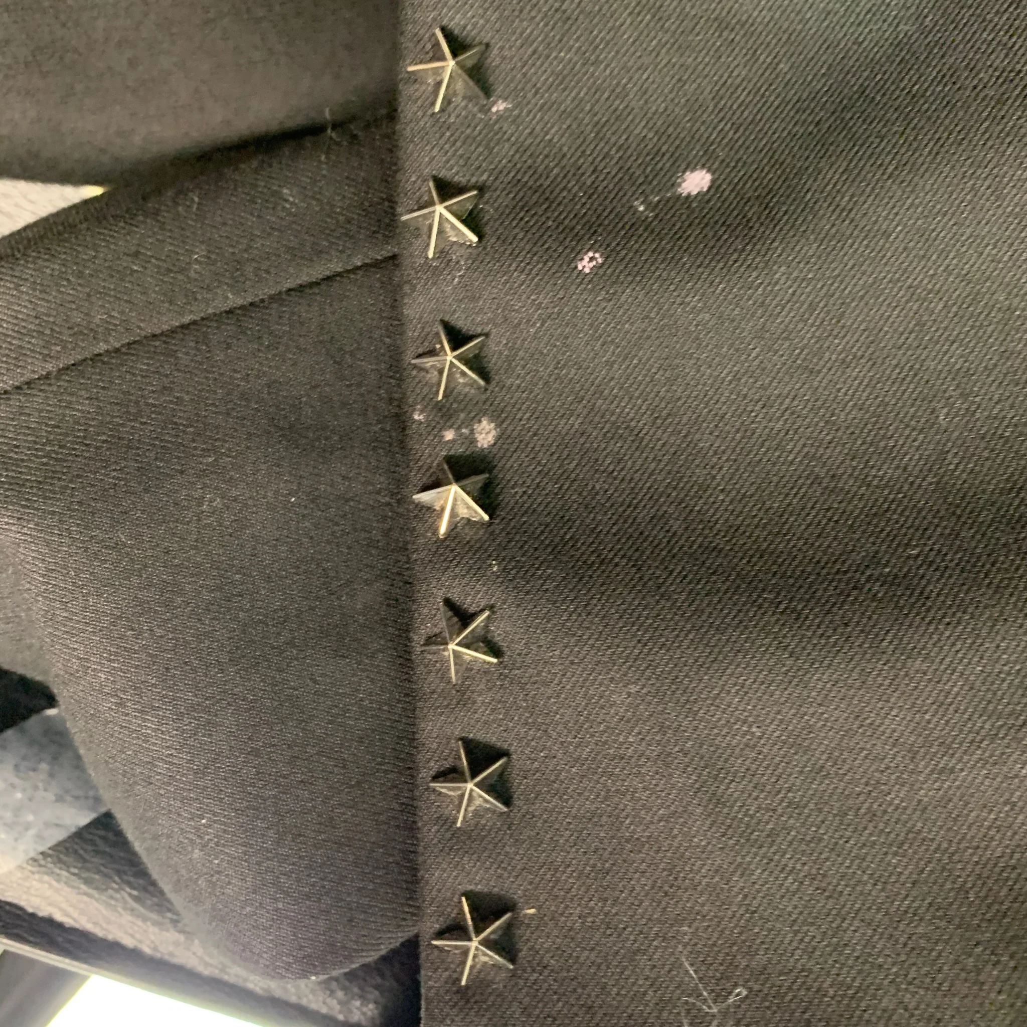 PHILIPP PLEIN Size 42 Black Studded Polyester Wool Sport Coat - Image 9