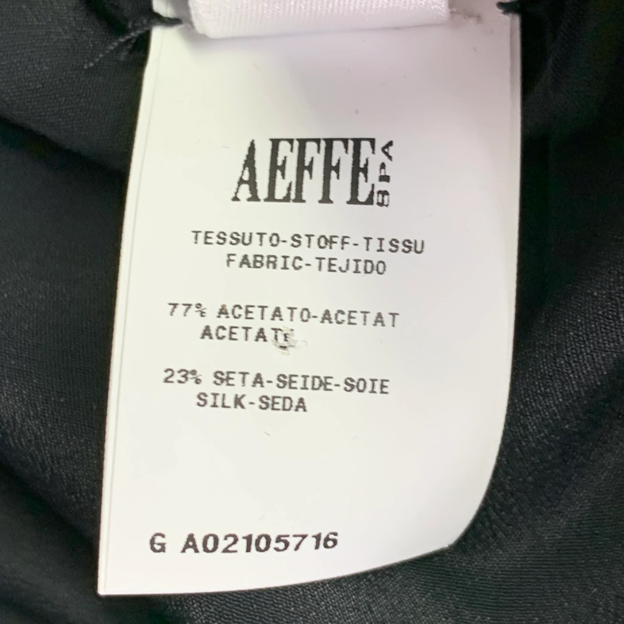 PHILOSOPHY di LORENZO SERAFINI Size 2 Black Acetate Silk Ruffled Blouse - Image 6