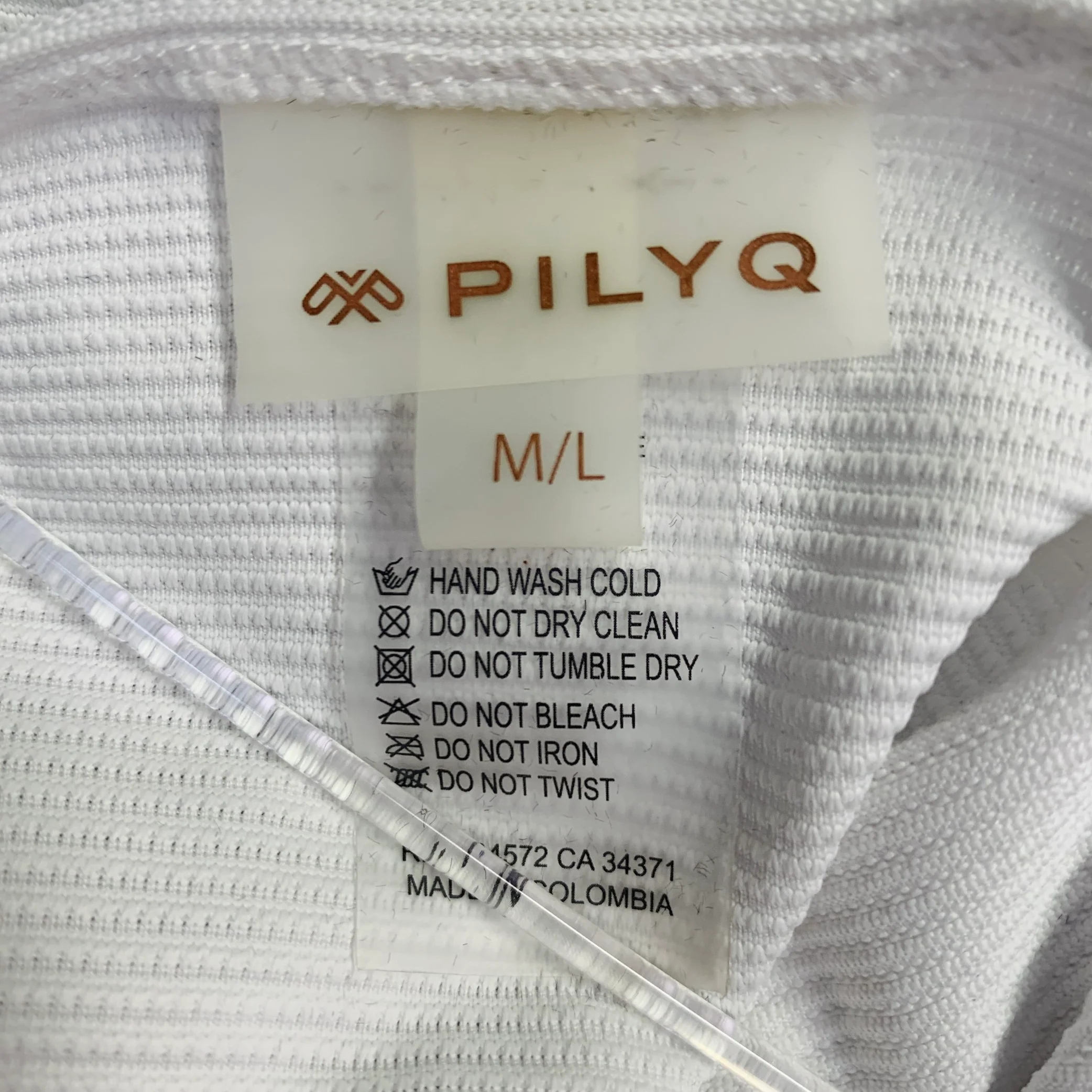 PILYQ Size M Monique White Polyamide Blend Fringe Sleeveless Casual Top - Image 5