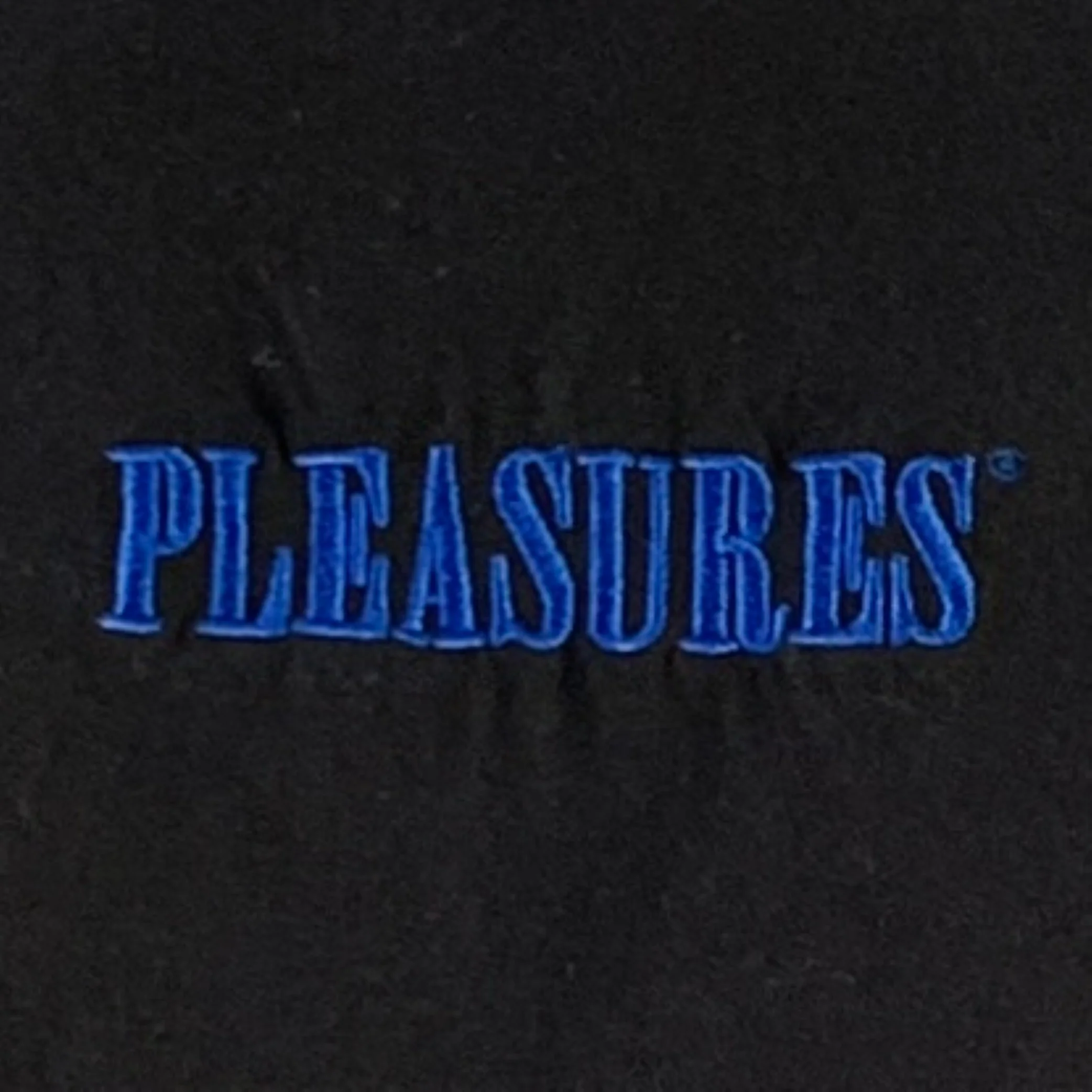 PLEASURES Size XXL Black Blue Logo Cotton Crew Neck T-shirt - Image 2