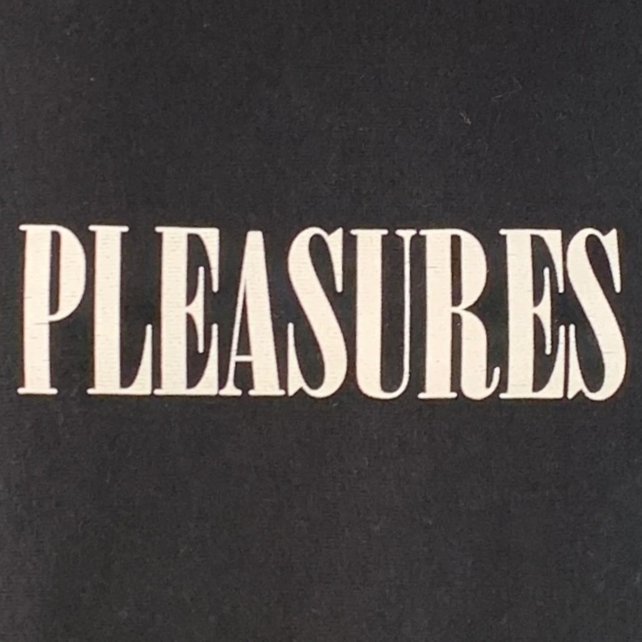 PLEASURES x NEW ORDER TECHNIQUE Size M Black White Rock Concert Cotton Blend Hooded Sweatshirt - Image 2