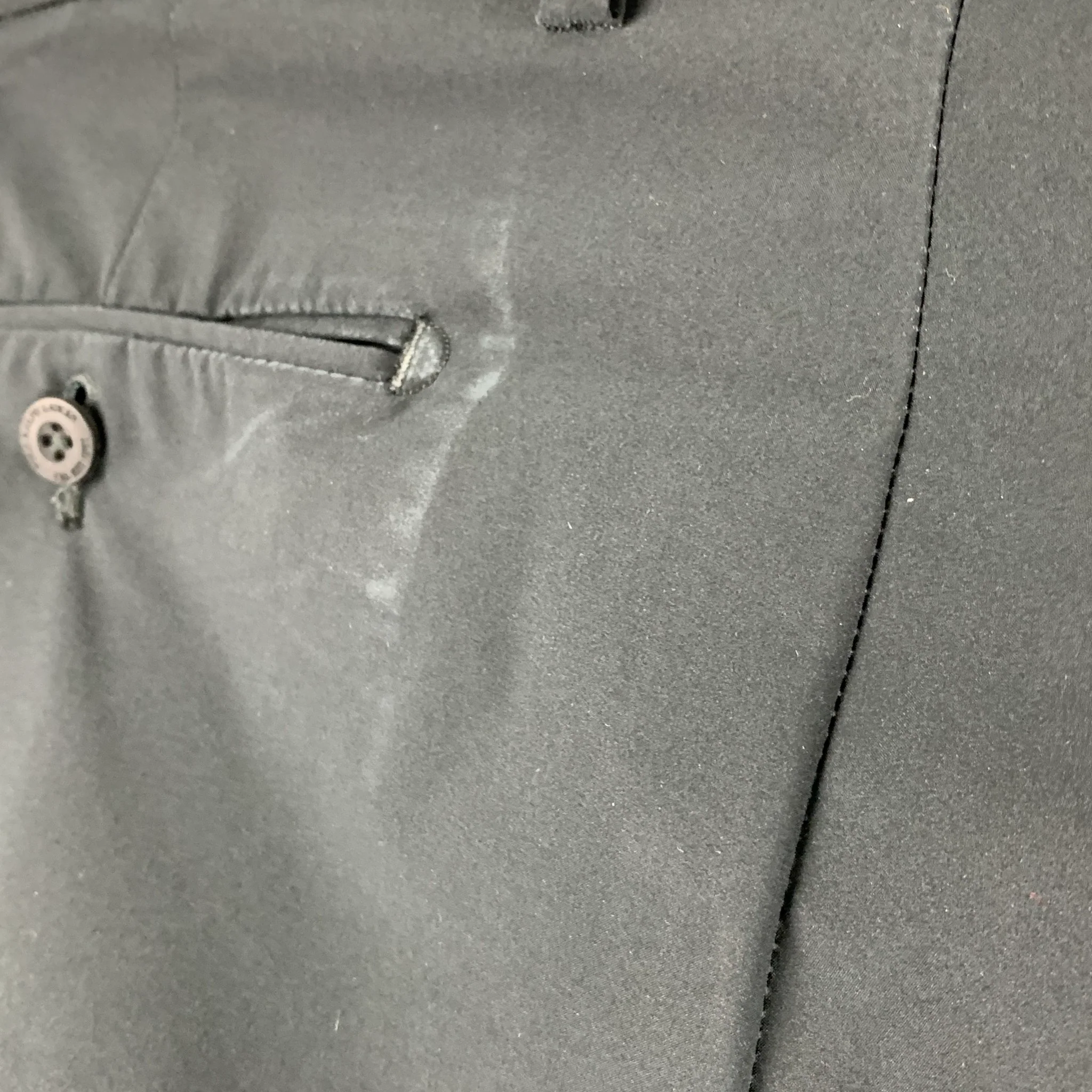 POLO by RALPH LAUREN Size 34 Black Polyester Casual Pants - Image 3