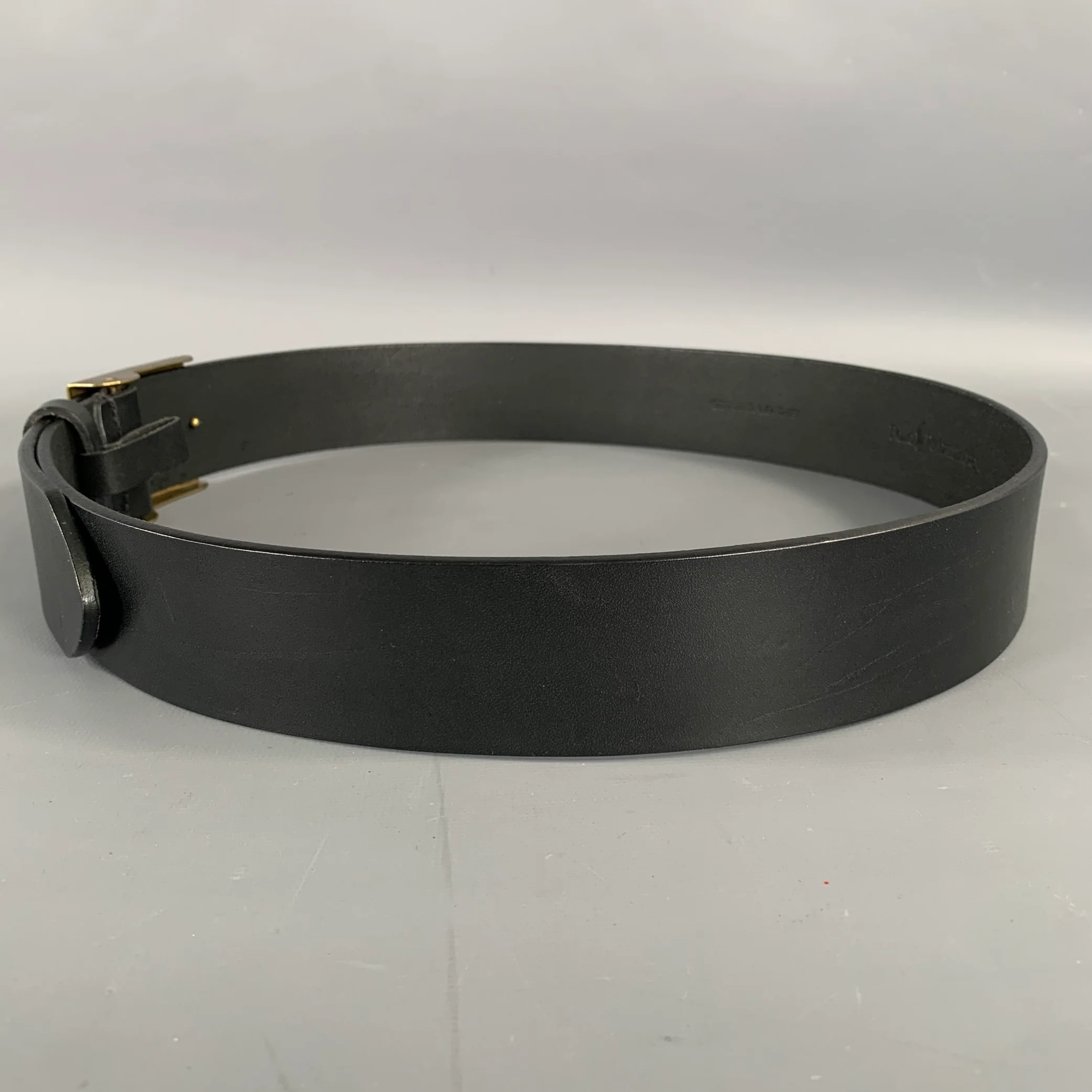 POLO by RALPH LAUREN Size 36 Black Leather Belt - Image 5