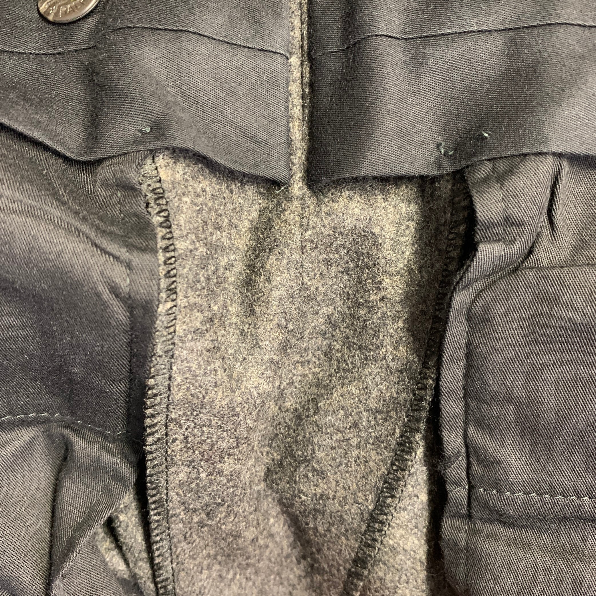 POLO BY RALPH LAUREN Size 38 Regular Grey Virgin Wool Double Breasted Peak Lapel Suit - Image 13