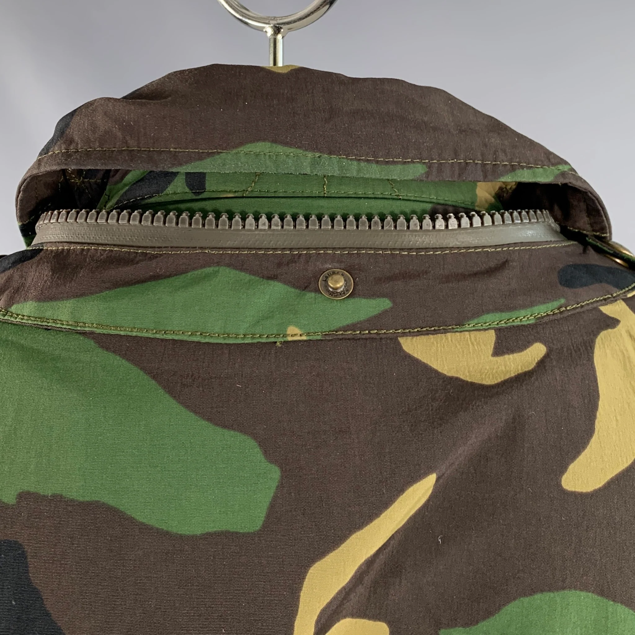 POLO by RALPH LAUREN Size L Green Brown Beige Camouflage Utilitarian Hooded Coat - Image 6