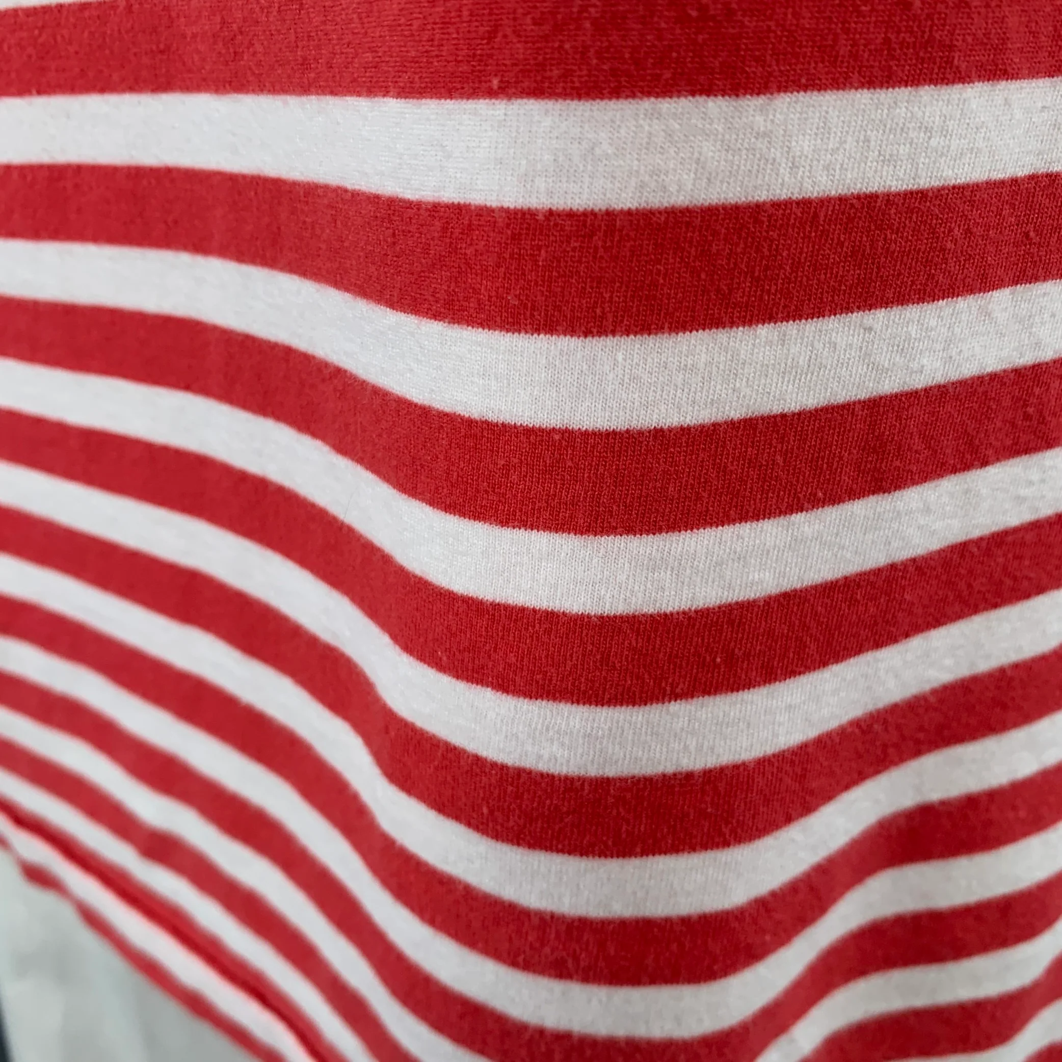 POLO by RALPH LAUREN Size L Red White Stripe Classic Fit Short Sleeve T-shirt - Image 4