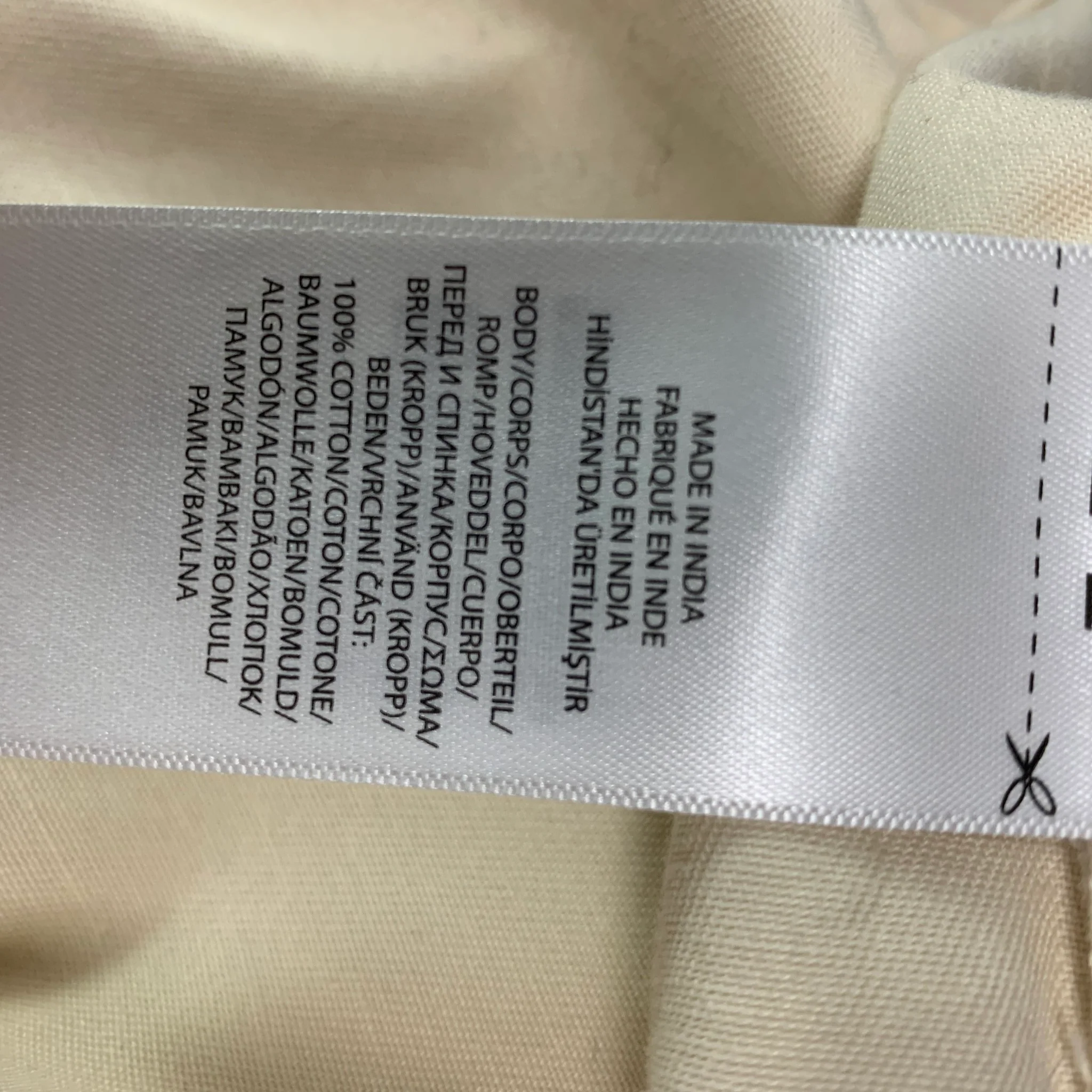 POLO by RALPH LAUREN Size M Beige Cotton Beaded Jacket - Image 5