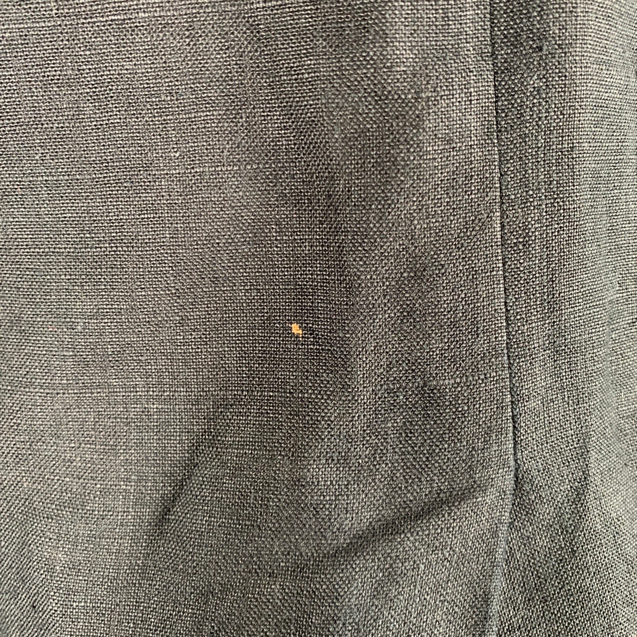 POLO by RALPH LAUREN Size M Black Linen Notch Lapel Sport Coat - Image 4