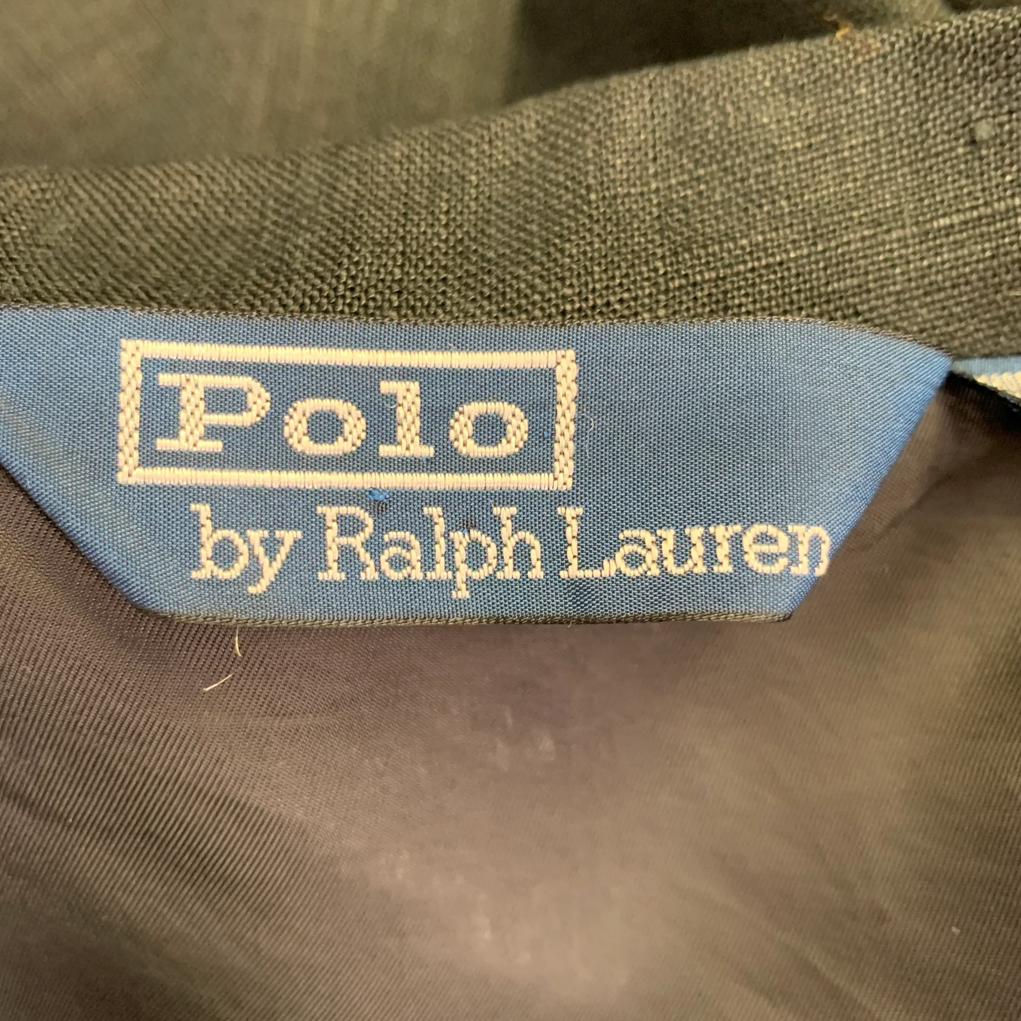 POLO by RALPH LAUREN Size M Black Linen Notch Lapel Sport Coat - Image 8