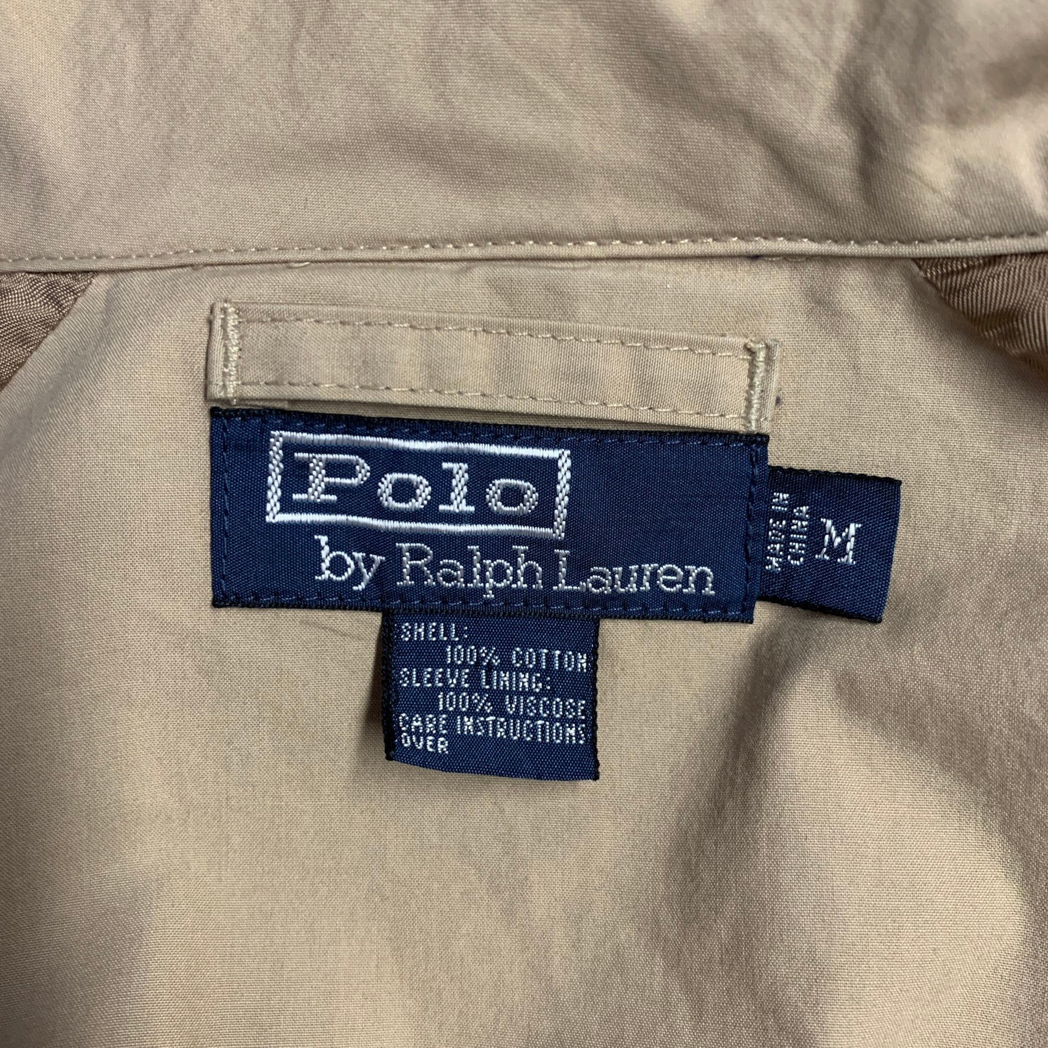 POLO by RALPH LAUREN Size M Size M Khaki Cotton Trench Coat - Image 6