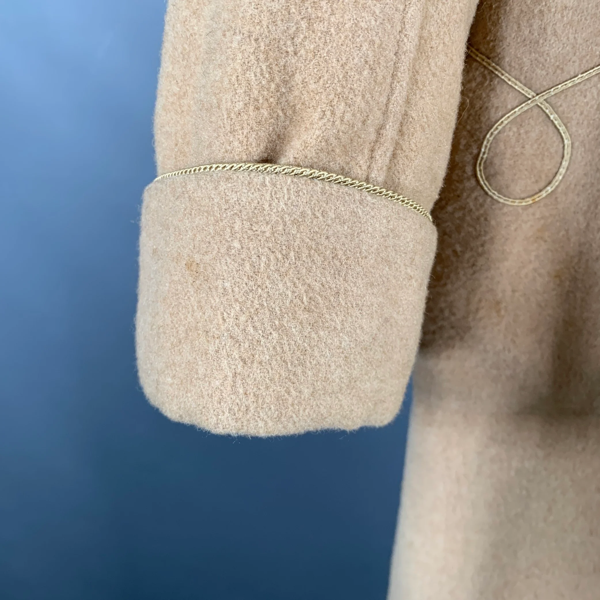 POLO by RALPH LAUREN Size S Camel Hair Shawl Collar Robe - Image 6
