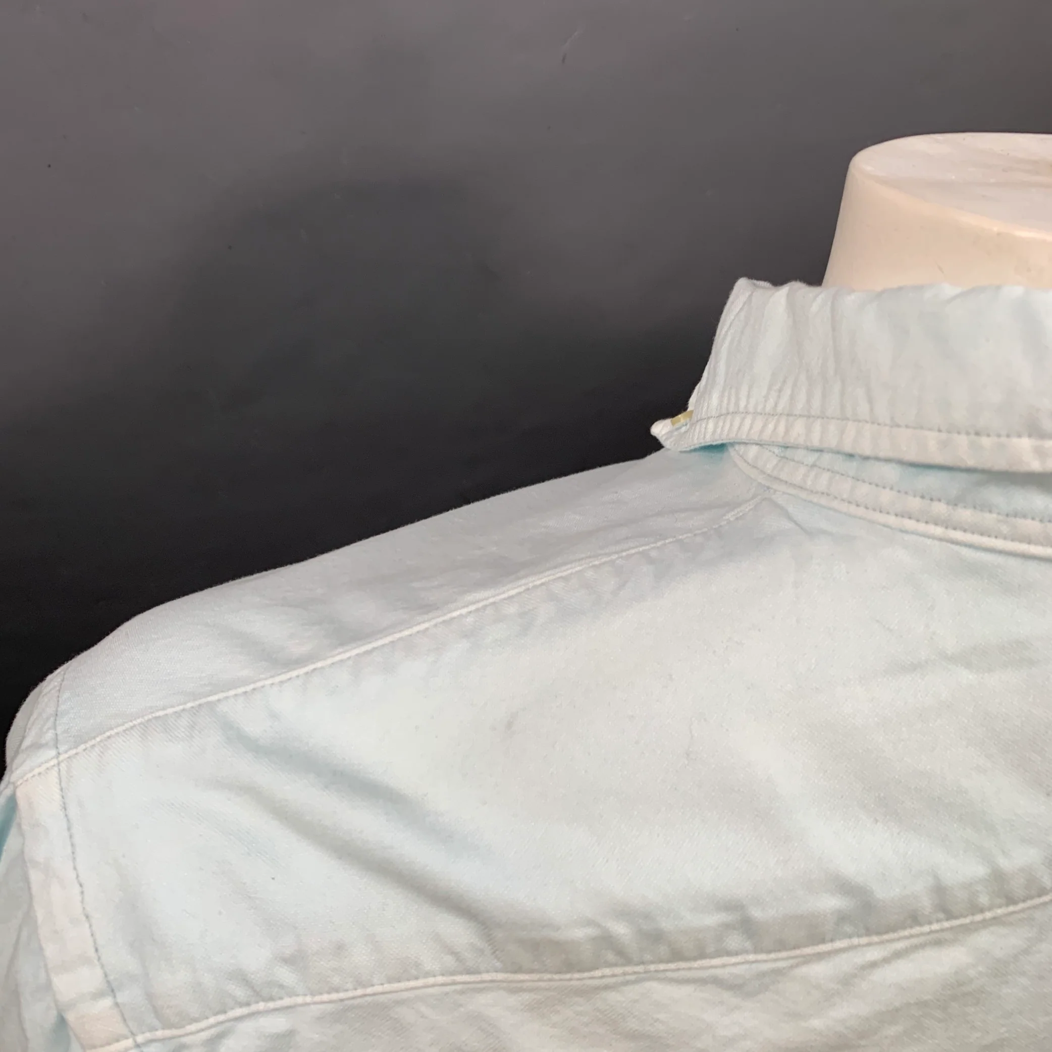 POLO by RALPH LAUREN Size XL Light Blue Cotton Classic Fit Long Sleeve Shirt - Image 8