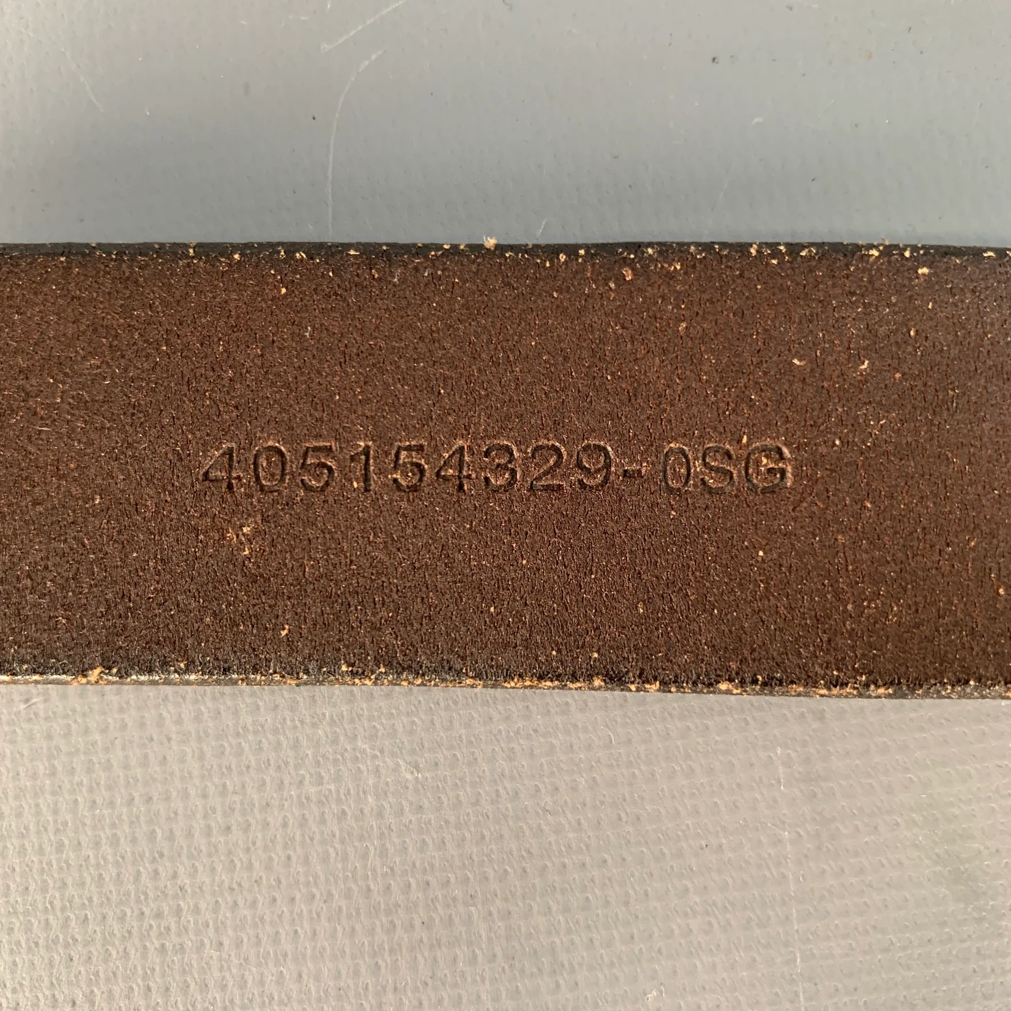 POLO by RALPH LAUREN Vintage Size S Brown Leather Double Ring Belt - Image 7