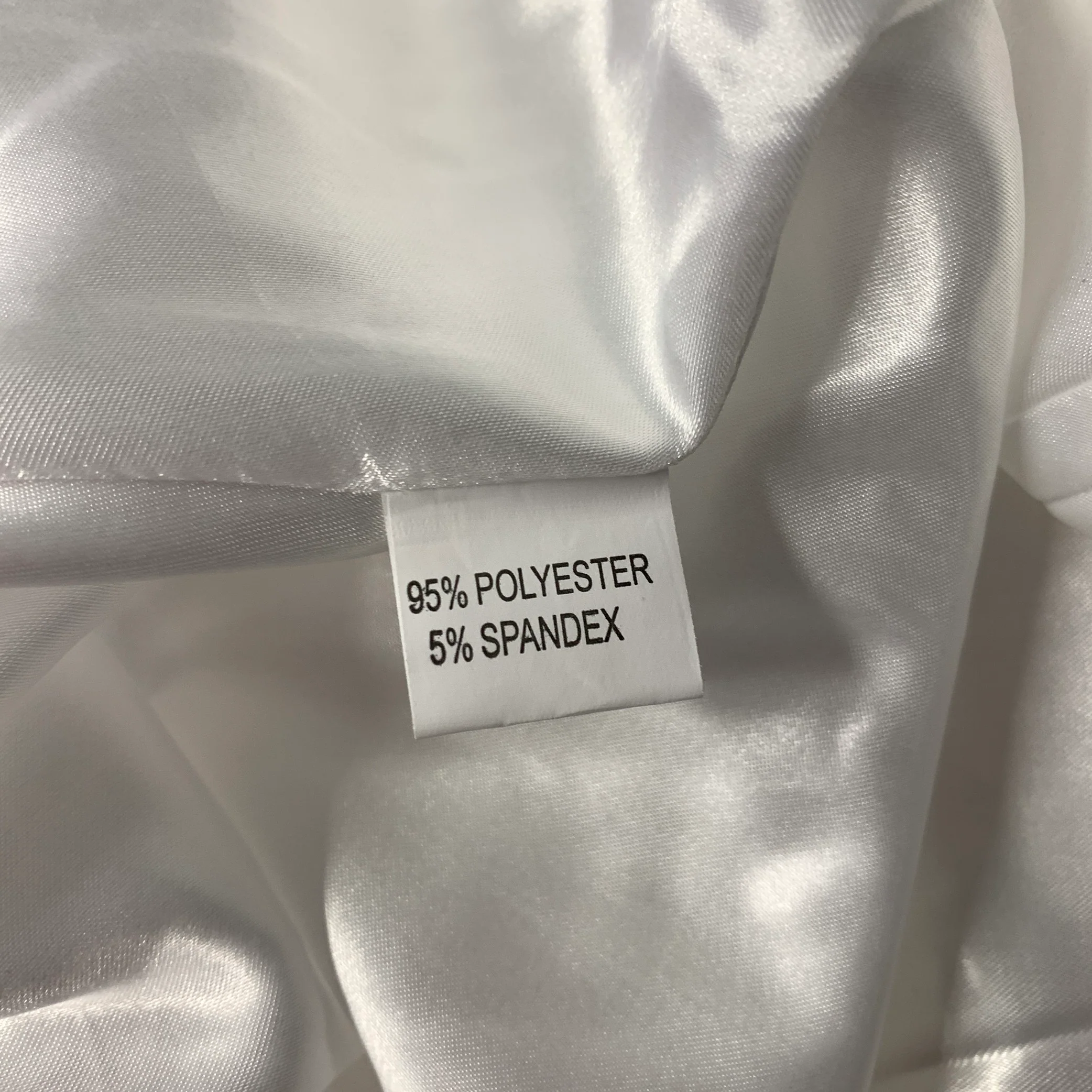 PORTIA & SCARLETT Size M White Polyester Spandex Ruffled Maxi Skirt - Image 4
