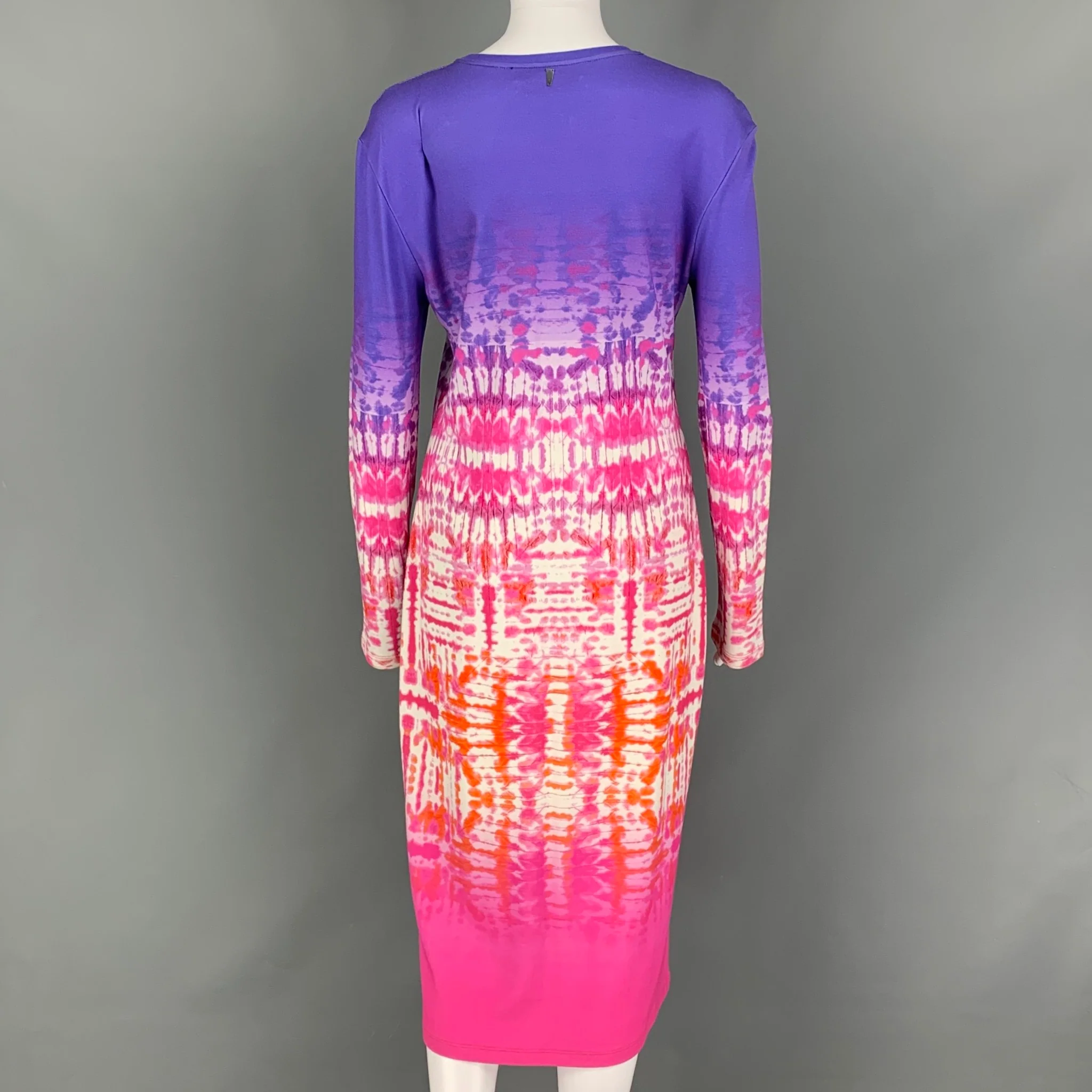 PRABAL GURUNG Size M Multi-Color Viscose Body Suit Dress - Image 3