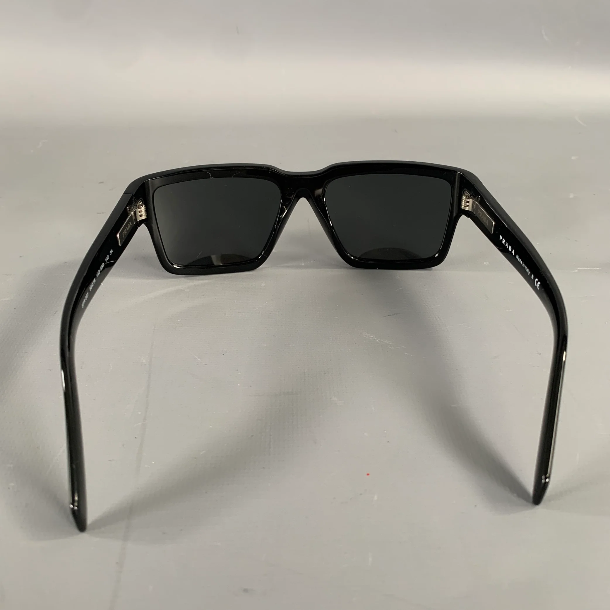 PRADA Black Dark Grey PR 09YS Acetate Sunglasses & Eyewear - Image 3