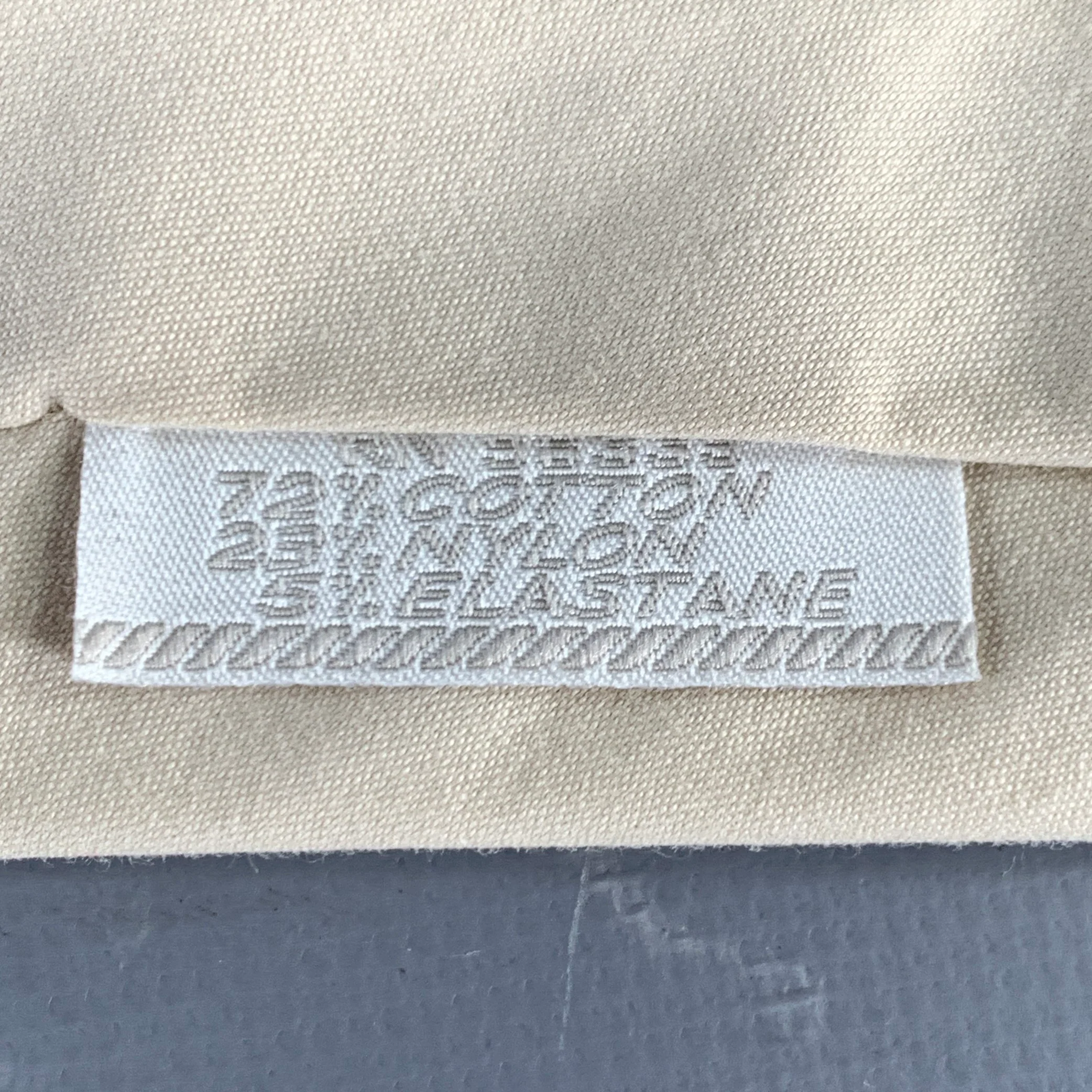 PRADA Cream Cotton Blend Tie - Image 4