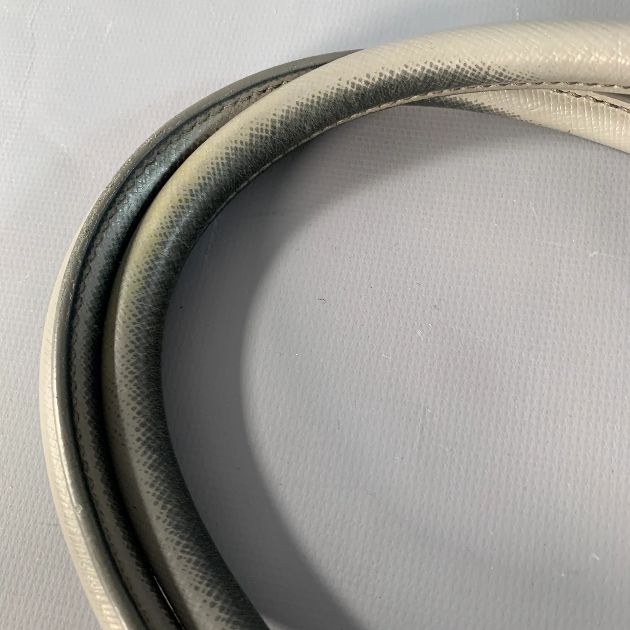PRADA Galleria Grey Saffiano Leather Top Handles Handbag - Image 10