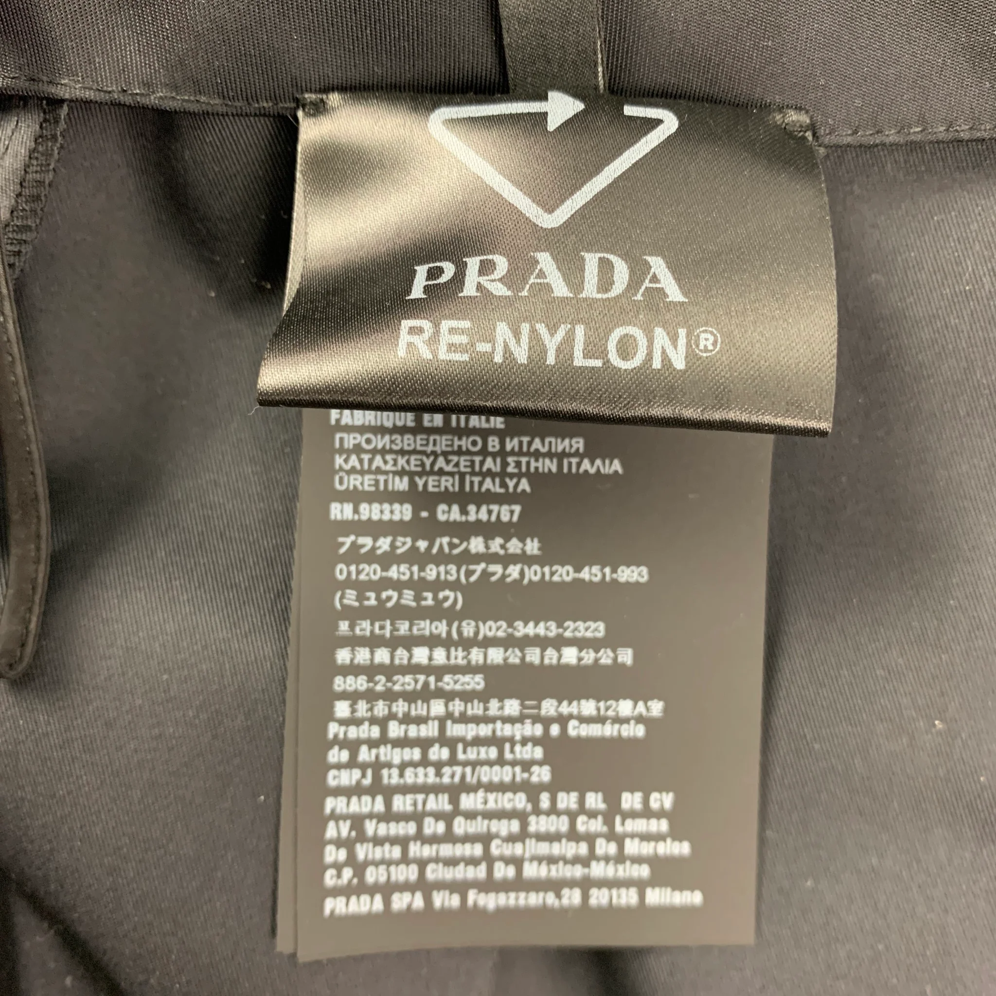 PRADA Size 2 Black Polyamide Pleated Re-Nylon Mini Skirt - Image 5
