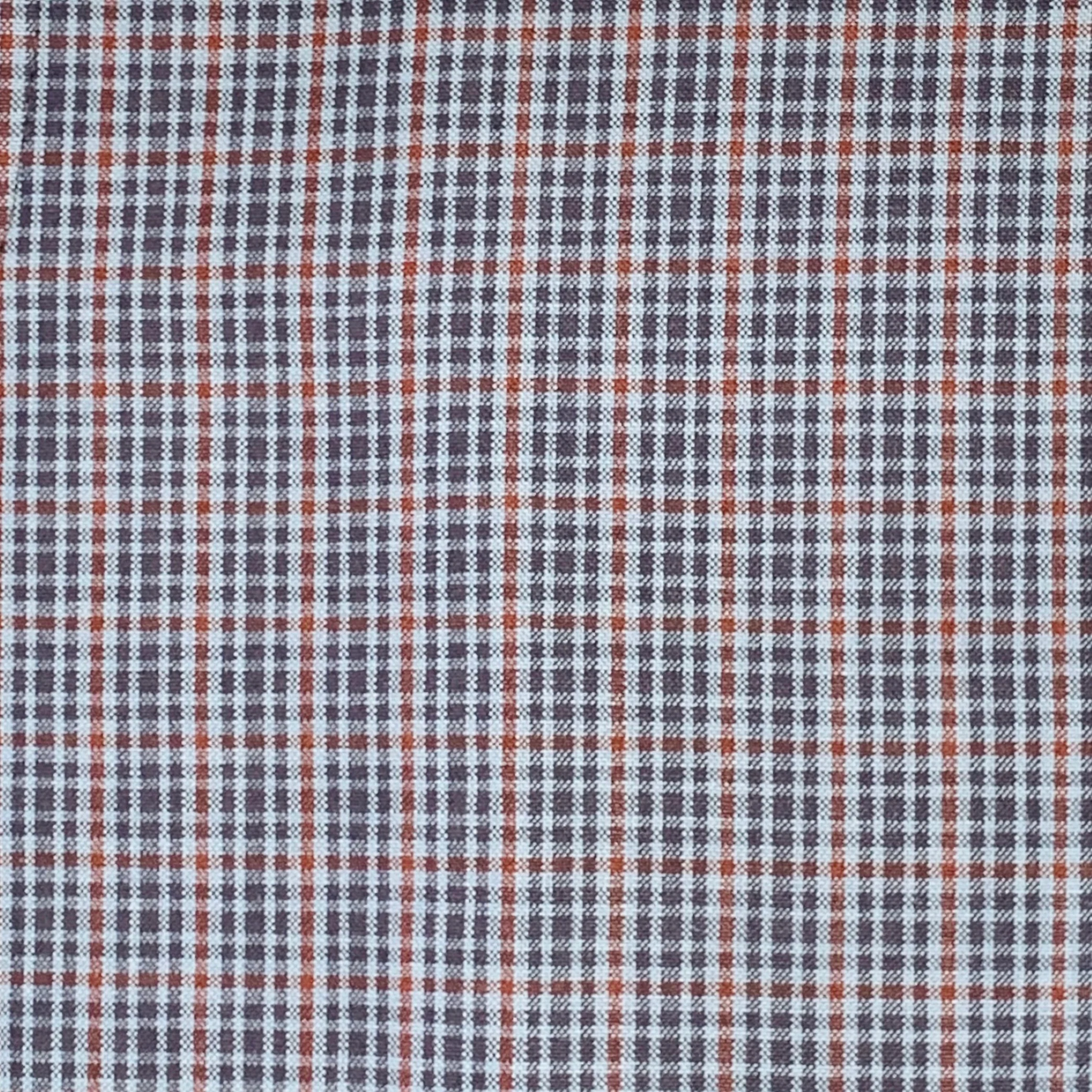 PRADA Size 30 Blue Navy Burgundy Plaid Wool Mohair Button Fly Dress Pants - Image 2