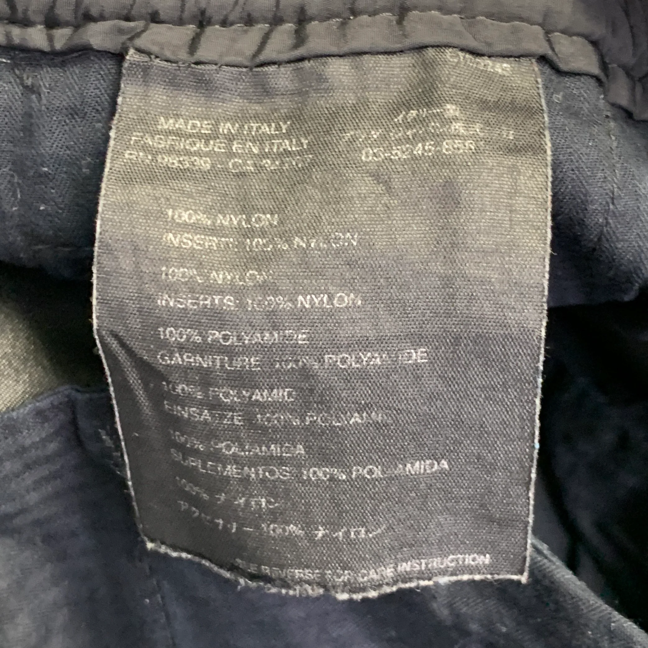 PRADA Size 34 Black Nylon Elastic Waistband Casual Pants - Image 6