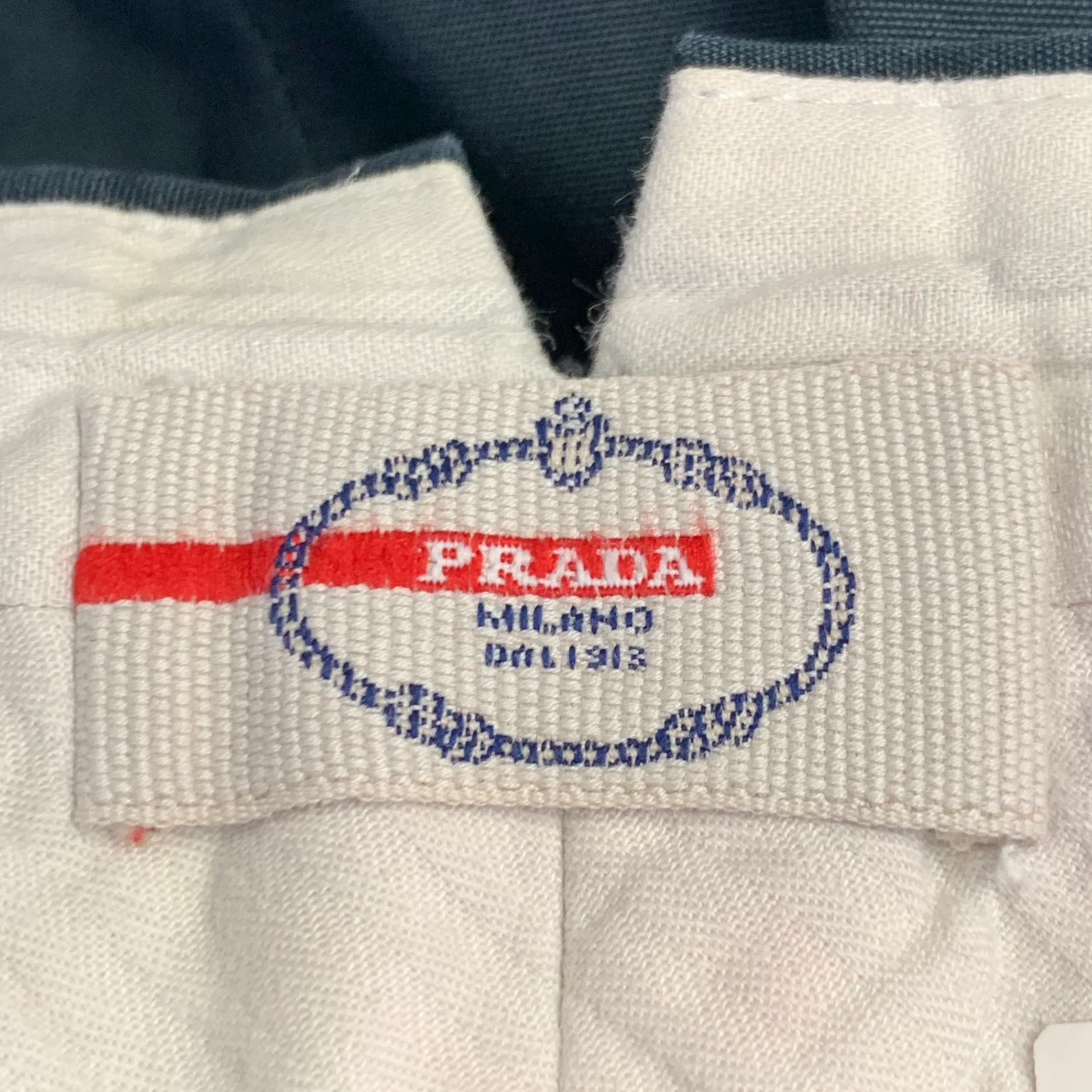 PRADA Size 36 Black Cotton Flat Front Zip Fly Shorts - Image 3