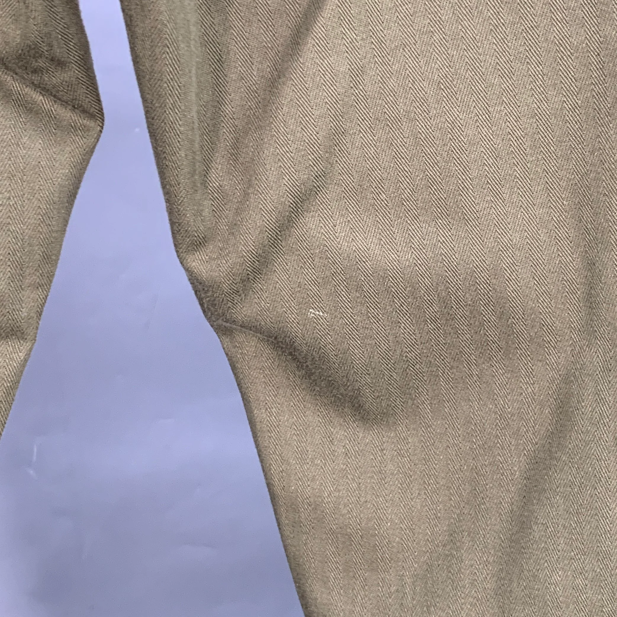 PRADA Size 36 Green Olive Cotton Tapered Elastic Cuffs Zip Fly Casual Pants - Image 4