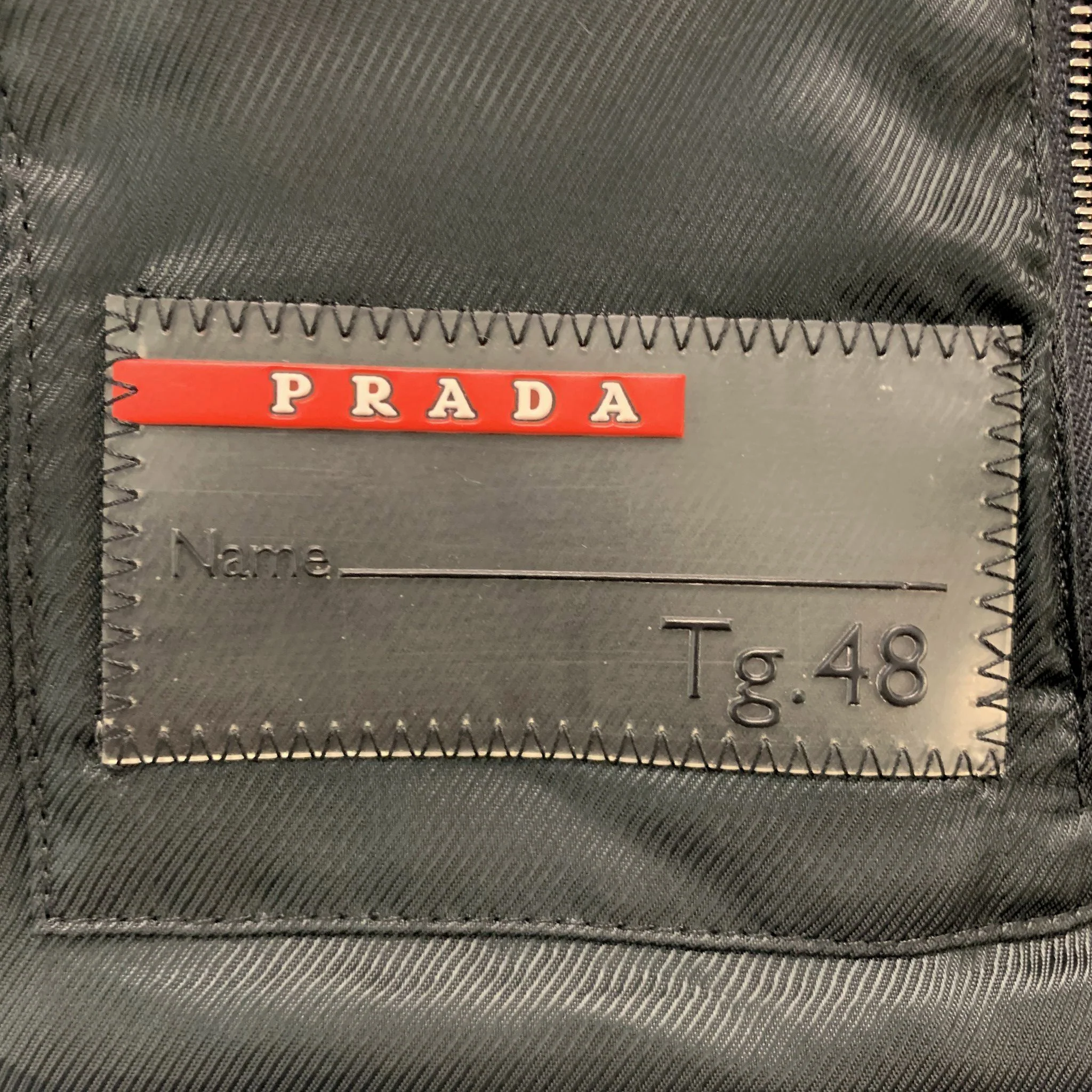 PRADA Size 38 Black Quilted Polyester Blend Jacket - Image 5