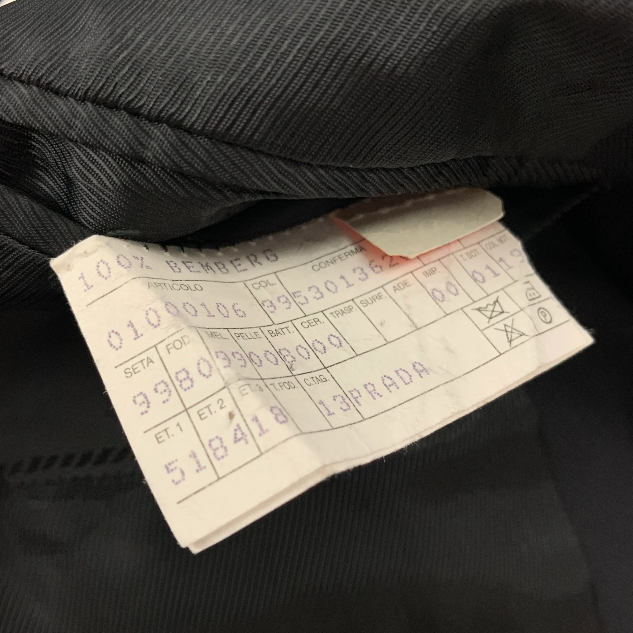 PRADA Size 42 Regular Black Virgin Wool Blend Notch Lapel Suit - Image 7