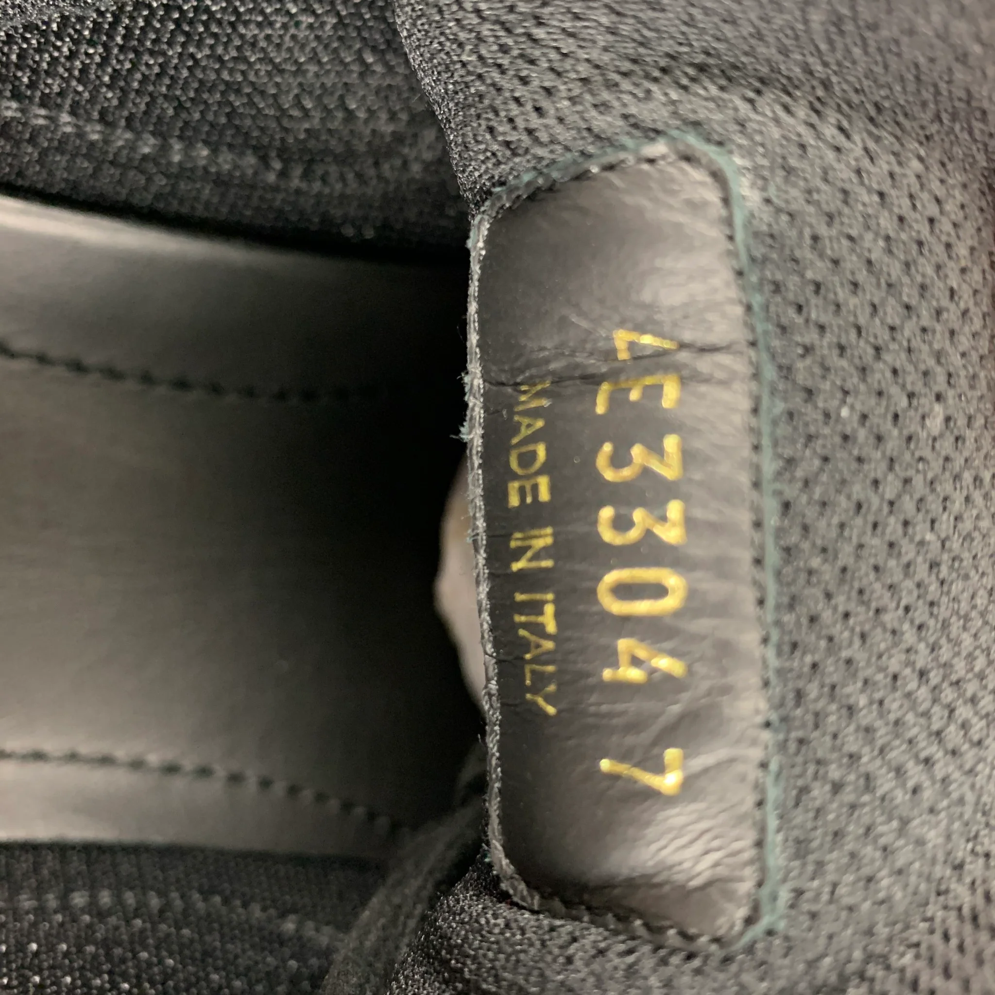 PRADA Size 8 Black Mixed Materials Mesh Low Top Sneakers - Image 7