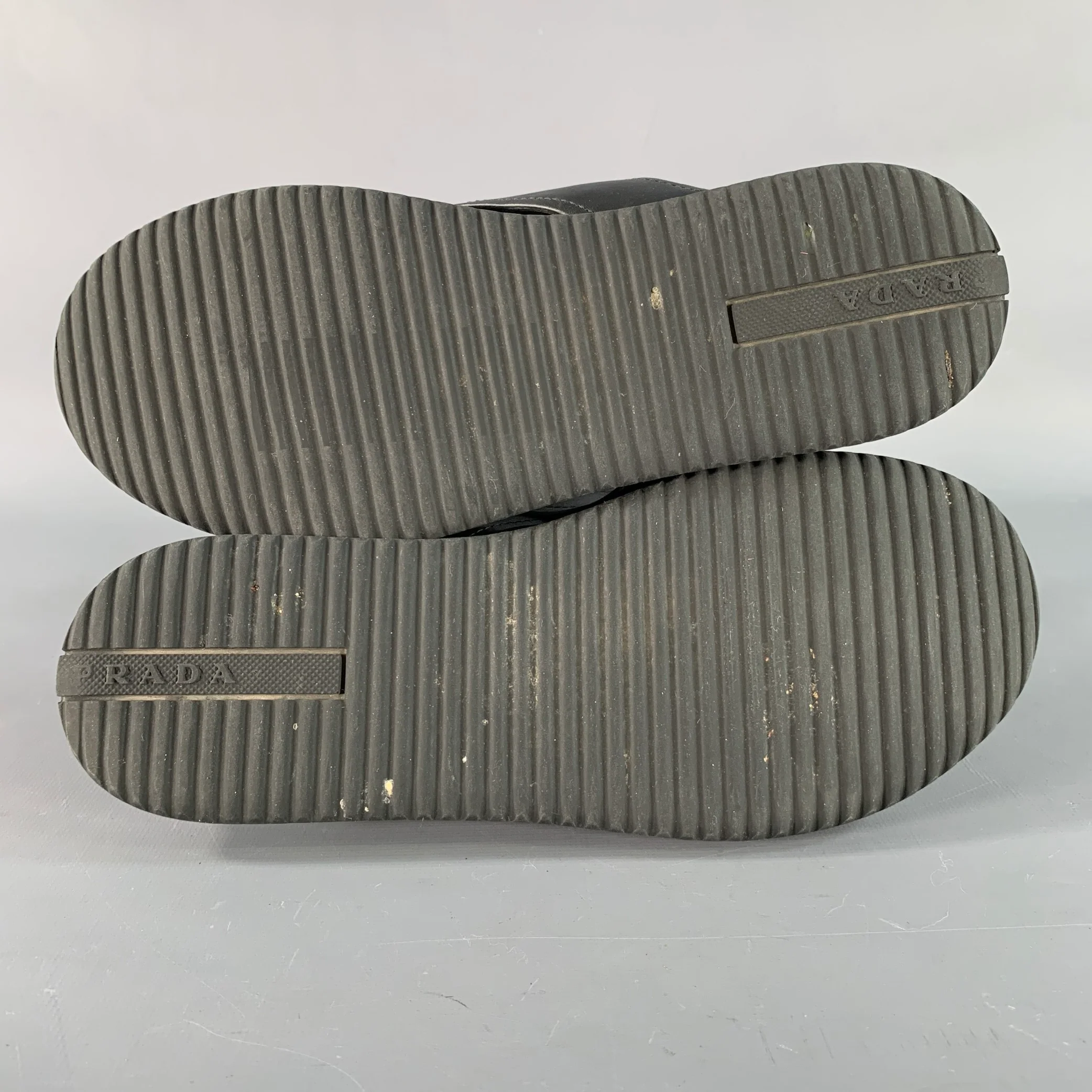 PRADA Size 8 Black Strappy Sandals - Image 6