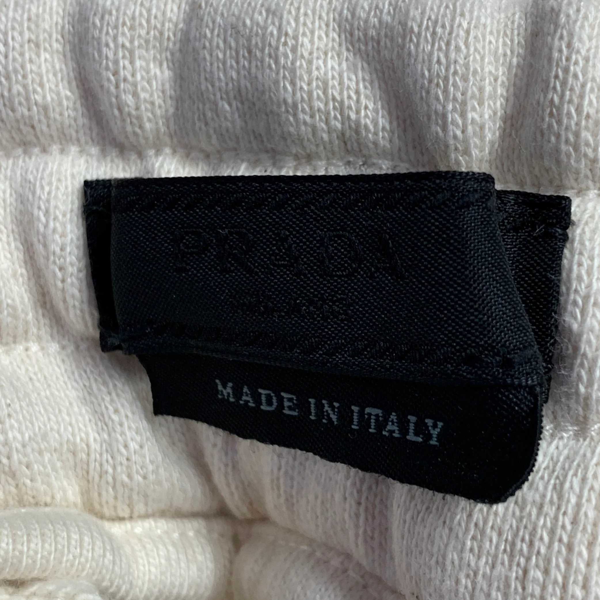 PRADA Size M Beige Cotton Sweatpants Drawstring Athletic Shorts - Image 4