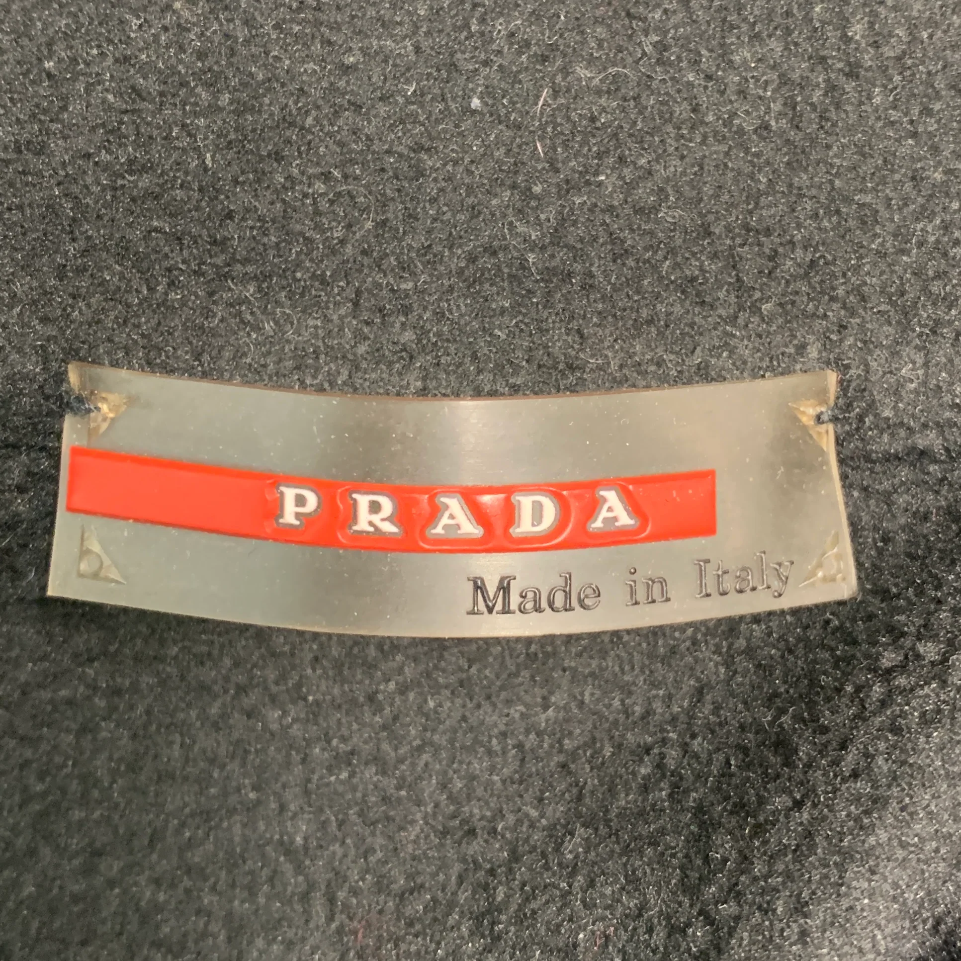 PRADA Size M Black Polyester Fleece Zip Up Vest - Image 5