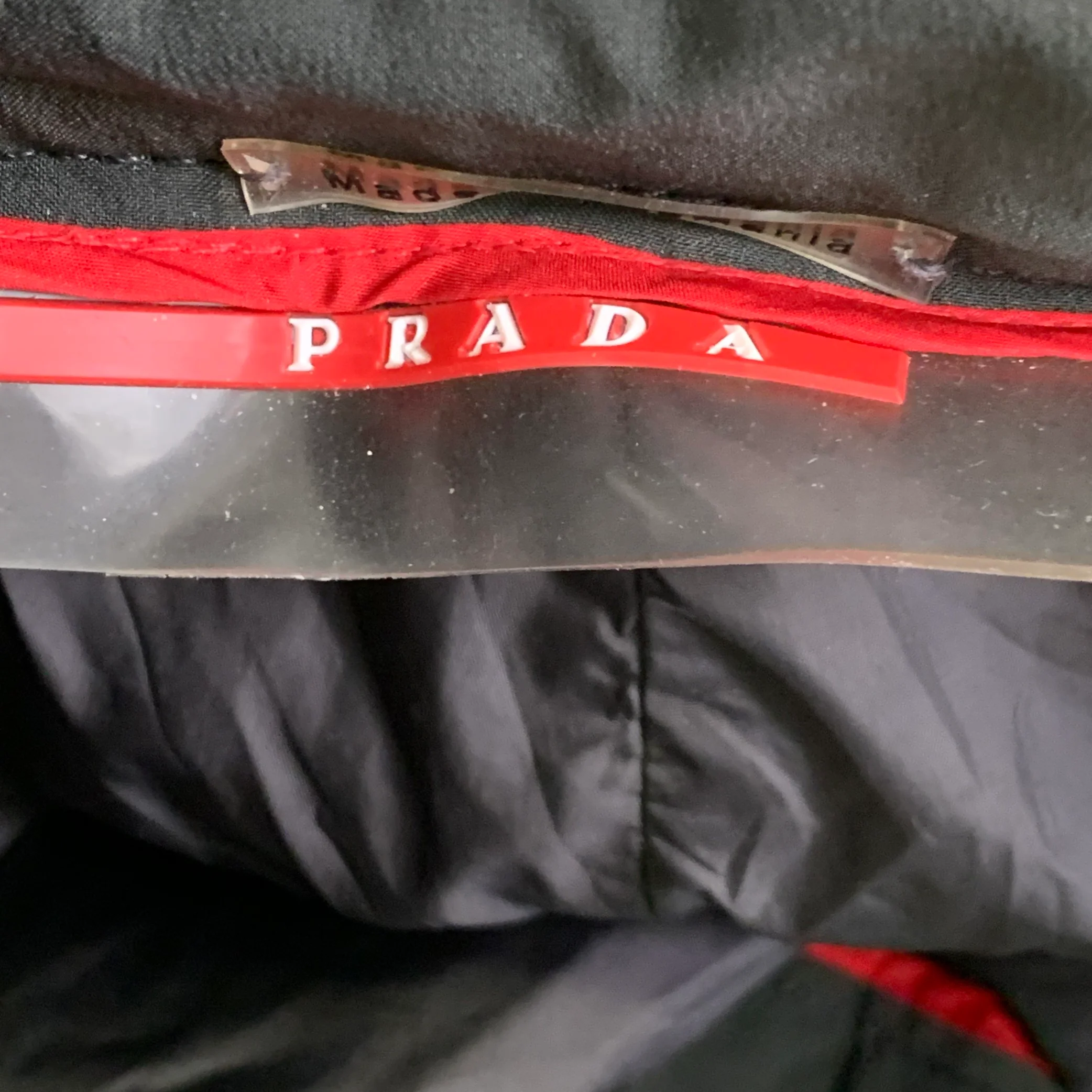 PRADA SPORT Size 40 Red Forest Green Nylon Ski Snow Jacket Pants Set - Image 17
