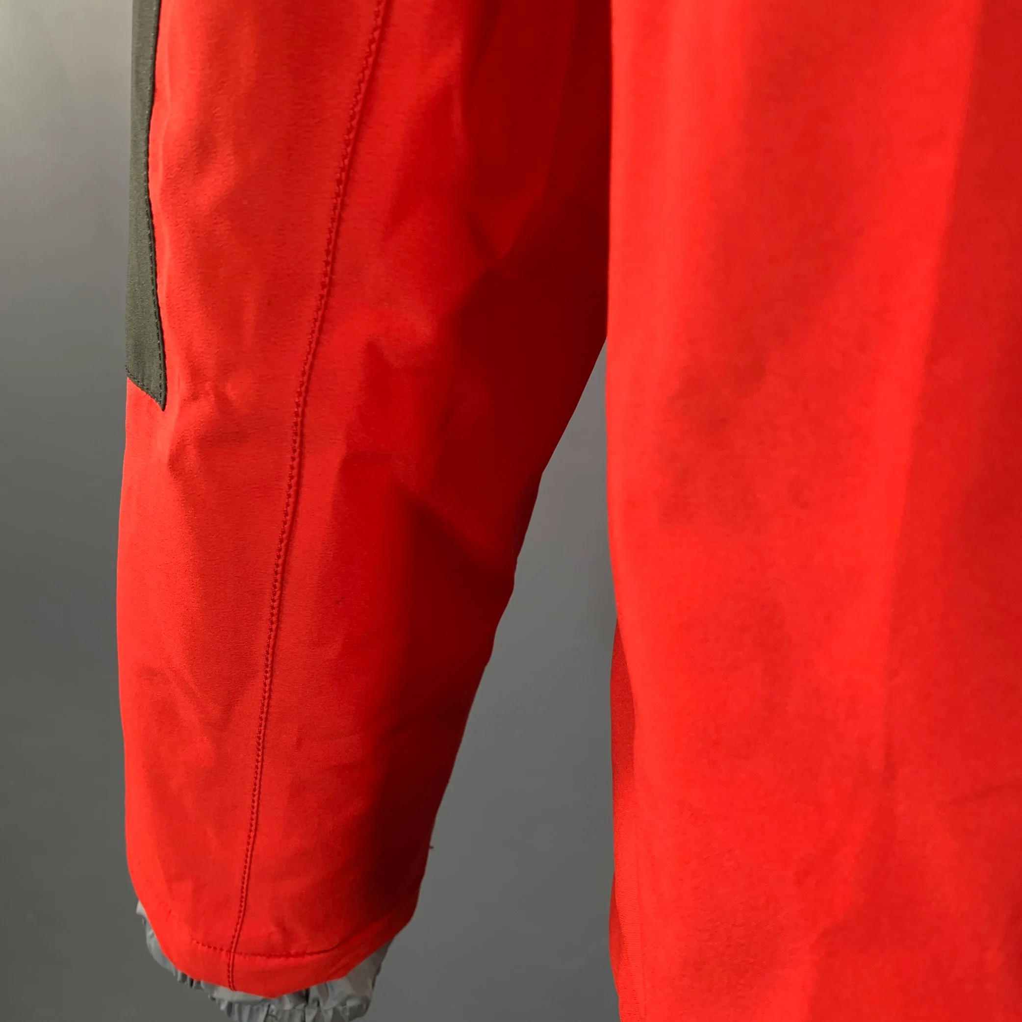 PRADA SPORT Size 40 Red Forest Green Nylon Ski Snow Jacket Pants Set - Image 8