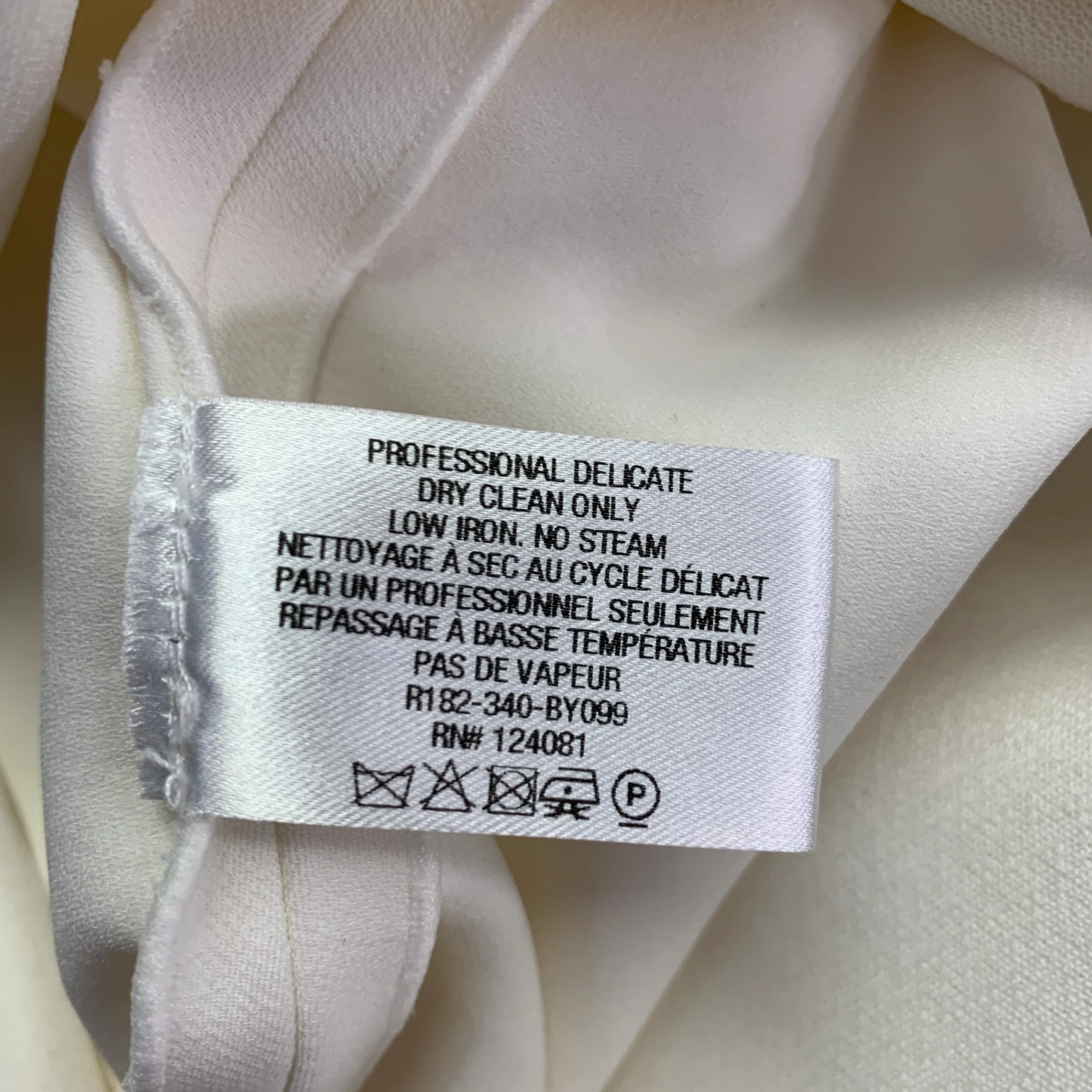 PROENZA SCHOULER Size 8 Cream Black Viscose Blend Ruffle Cocktail Dress - Image 8