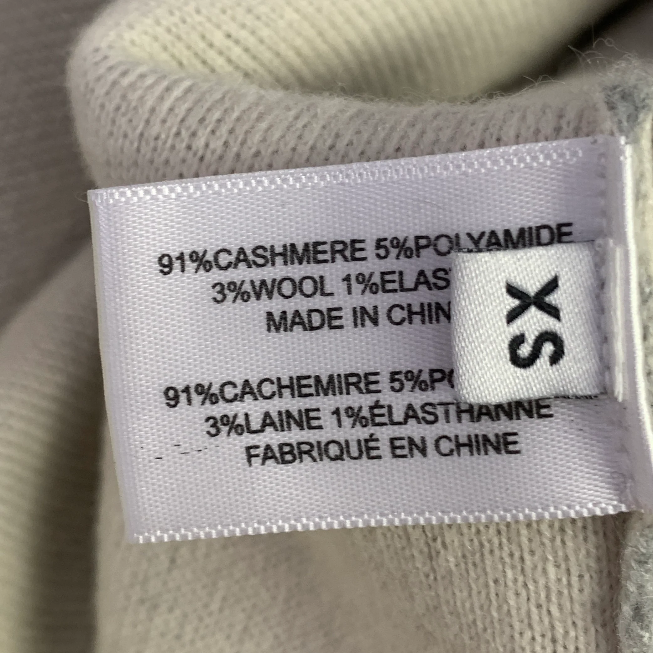 PROENZA SCHOULER Size XS Heather Grey Cashmere Blend Crew Neck Large Pockets Pullover - Image 12