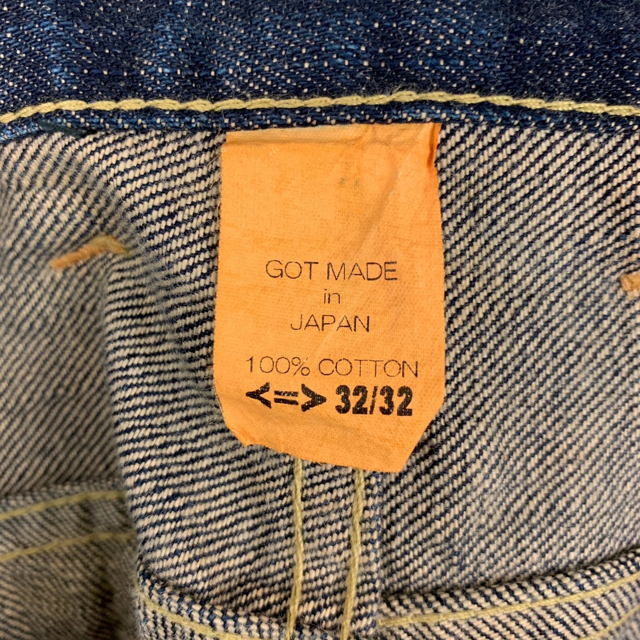 PROJECT 5 EP Size 32 Blue Distressed Cotton Jeans - Image 3