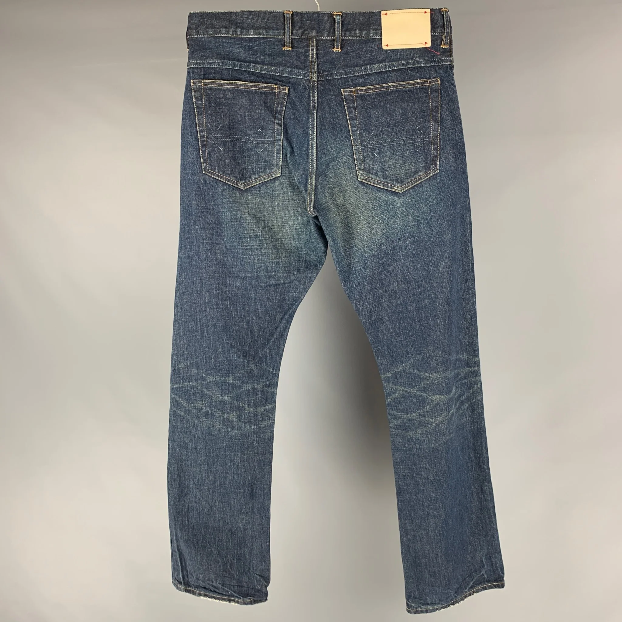 PROJECT 5 EP Size 32 Blue Washed Cotton Jeans - Image 2