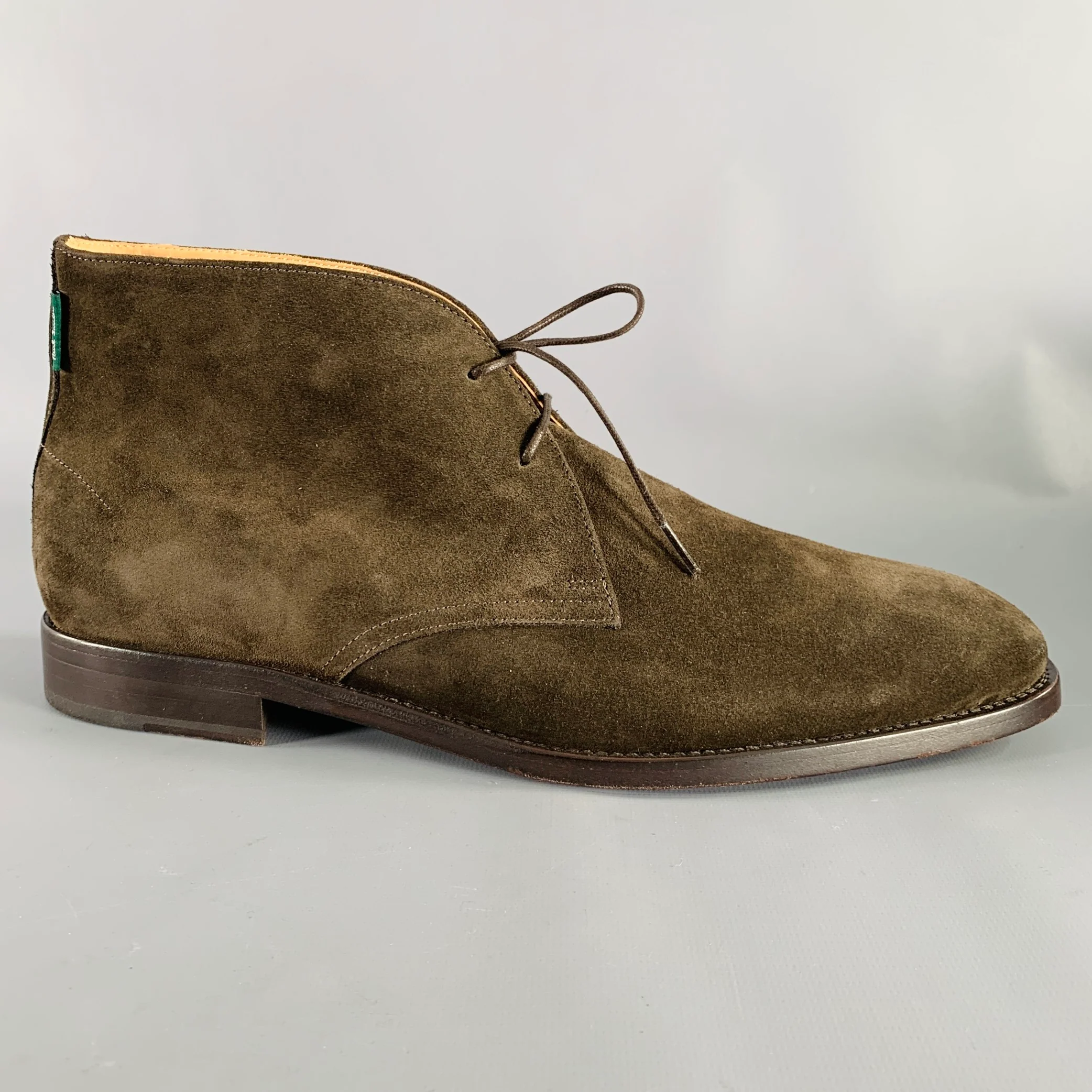 PS by PAUL SMITH Size 11 Arni Dark Brown Suede Lace-Up Boots - Image 2