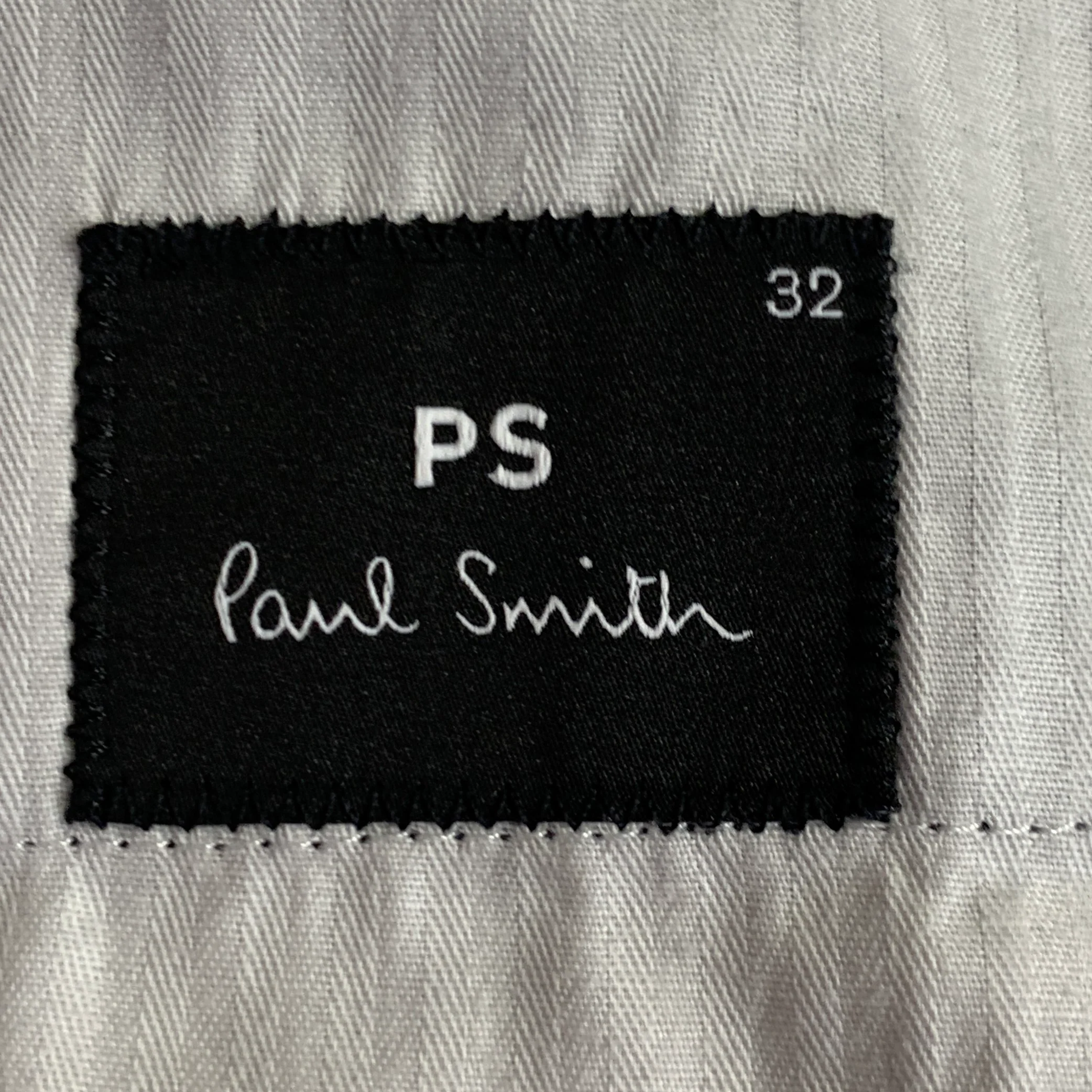 PS by PAUL SMITH Size 32 Blue Olive Plaid Wool Flat Front Slim Fit Dress Pants - Image 3