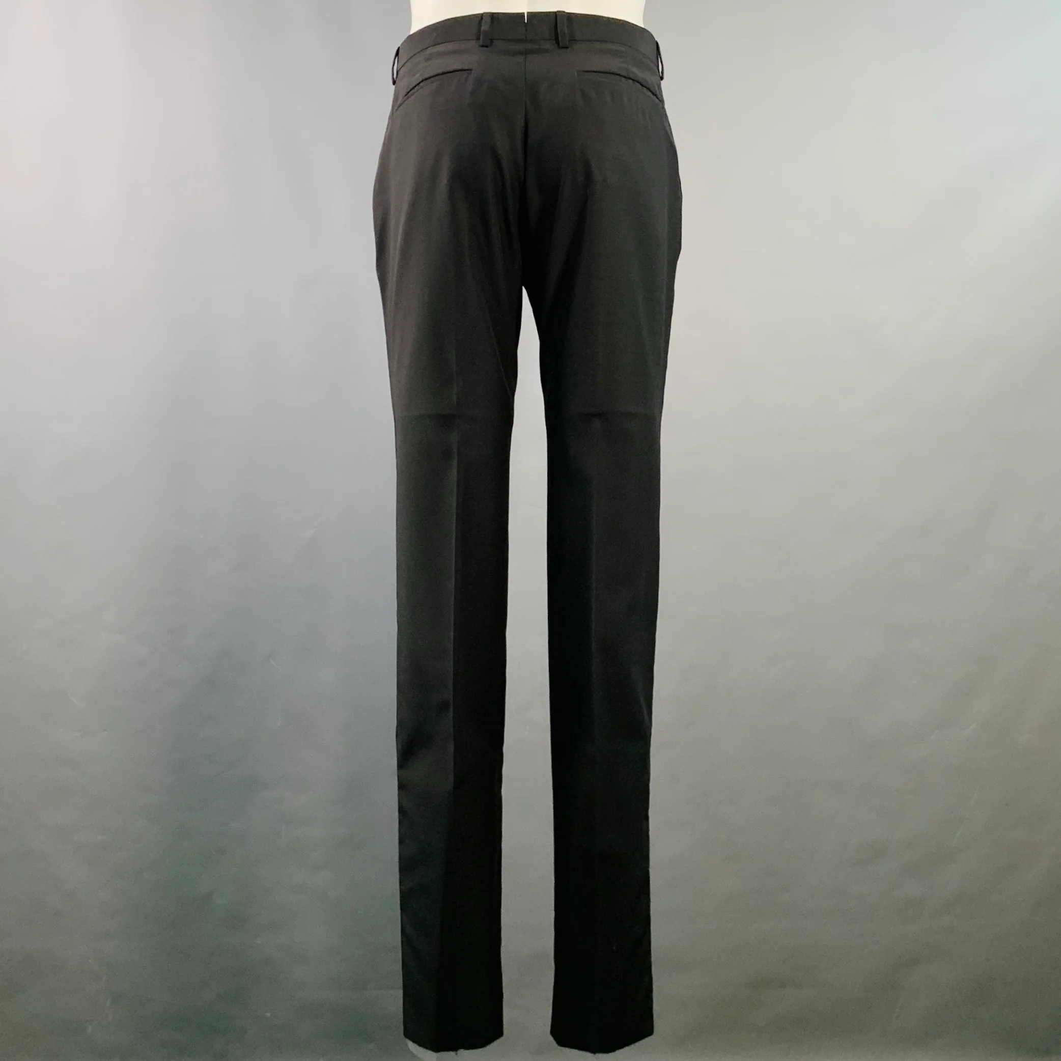 PS by PAUL SMITH Size 40 Black Wool Blend Notch Lapel Suit - Image 6